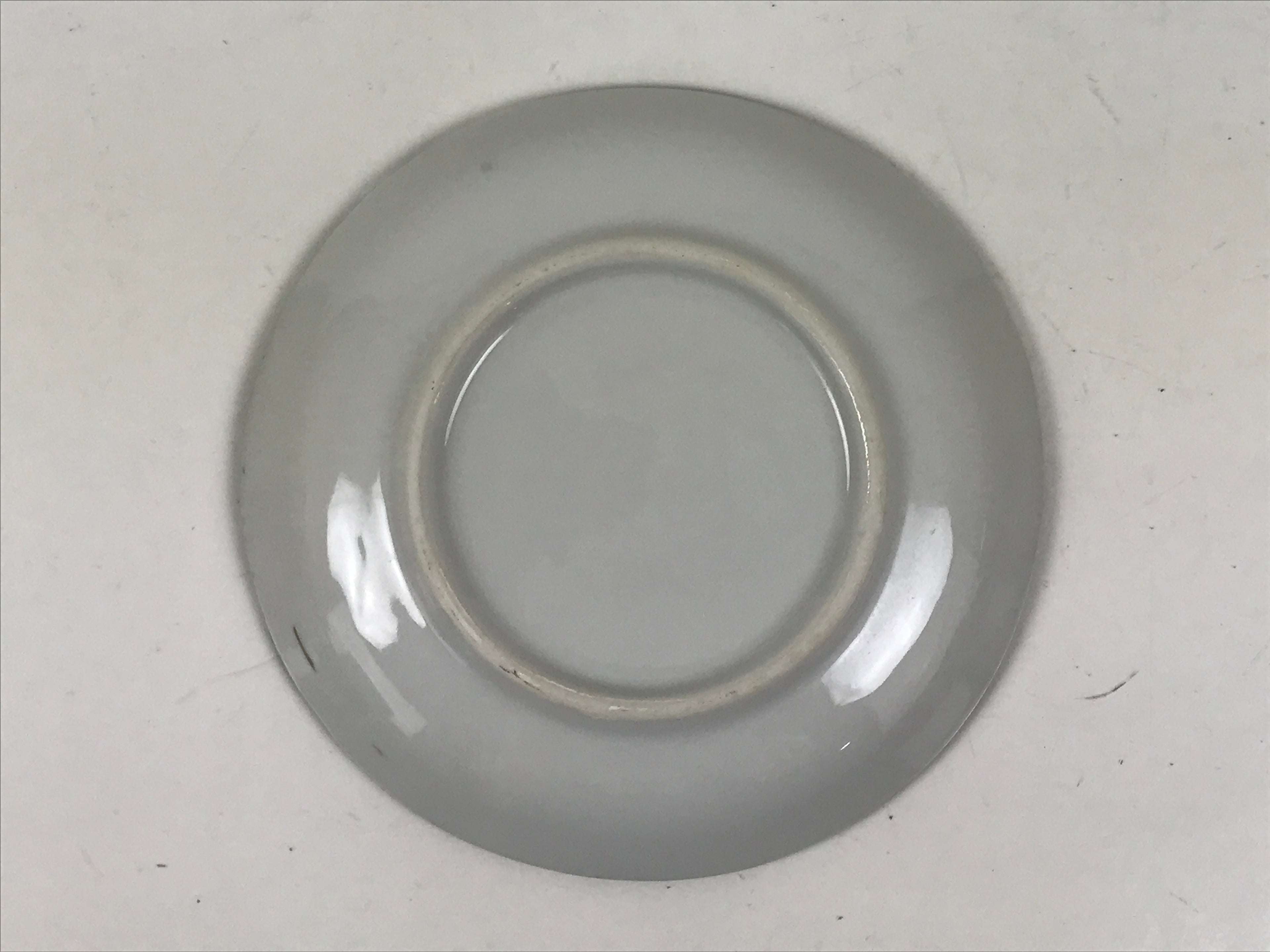 Japanese Porcelain Small Plate Kozara Vtg Sara Morning Glory Asagao Blue Y347