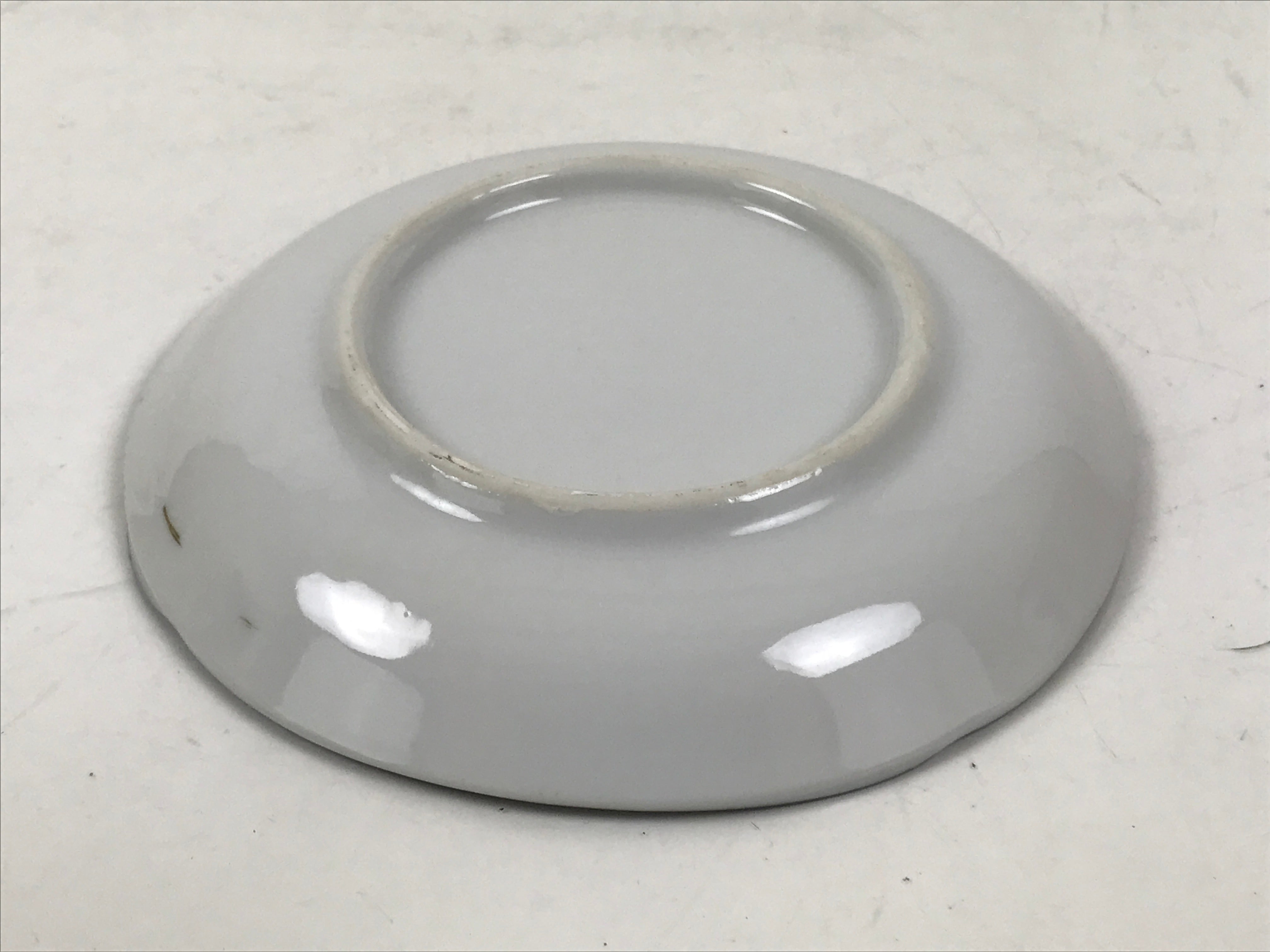 Japanese Porcelain Small Plate Kozara Vtg Sara Morning Glory Asagao Blue Y347