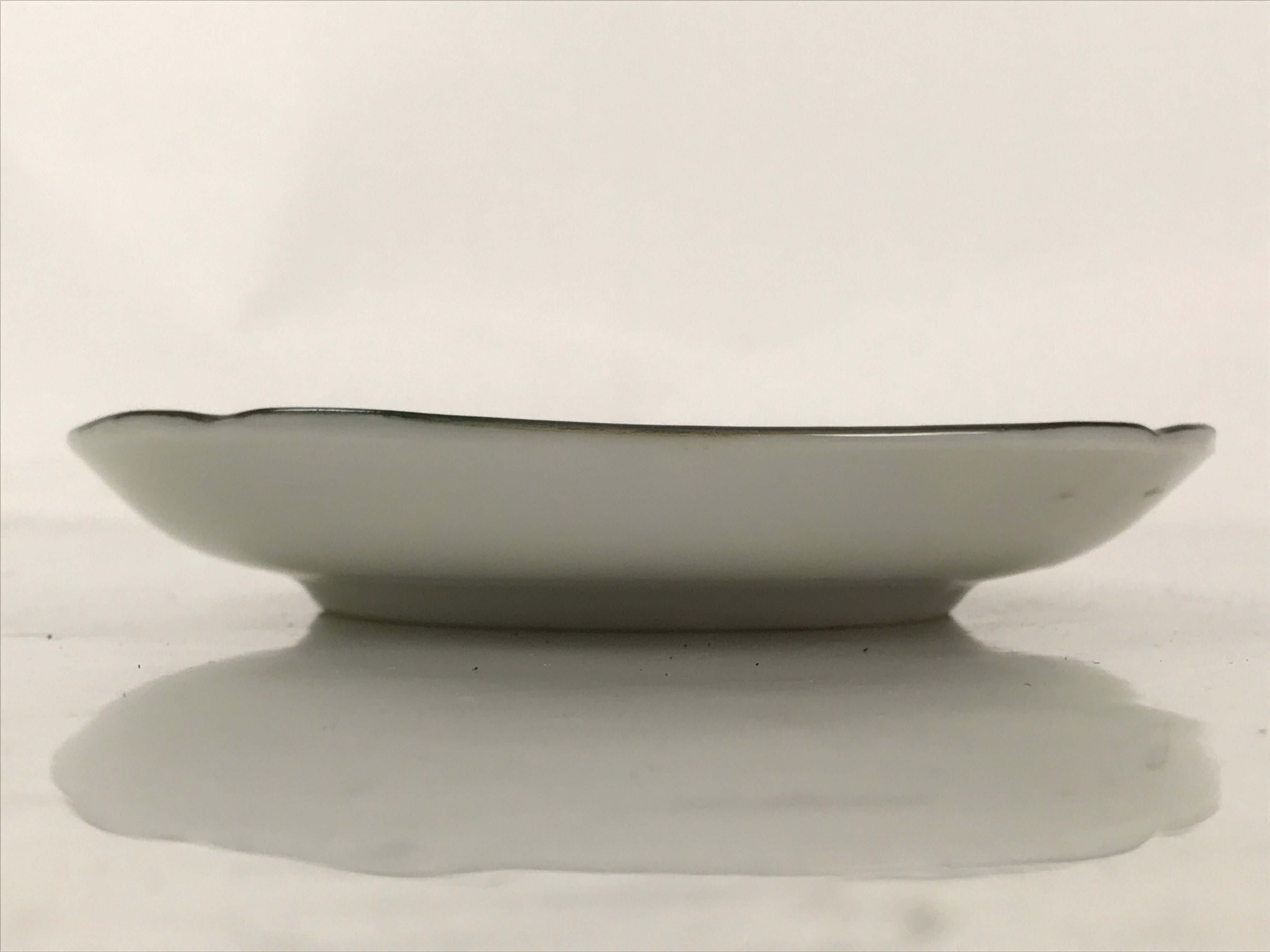 Japanese Porcelain Small Plate Kozara Vtg Sara Morning Glory Asagao Blue Y347