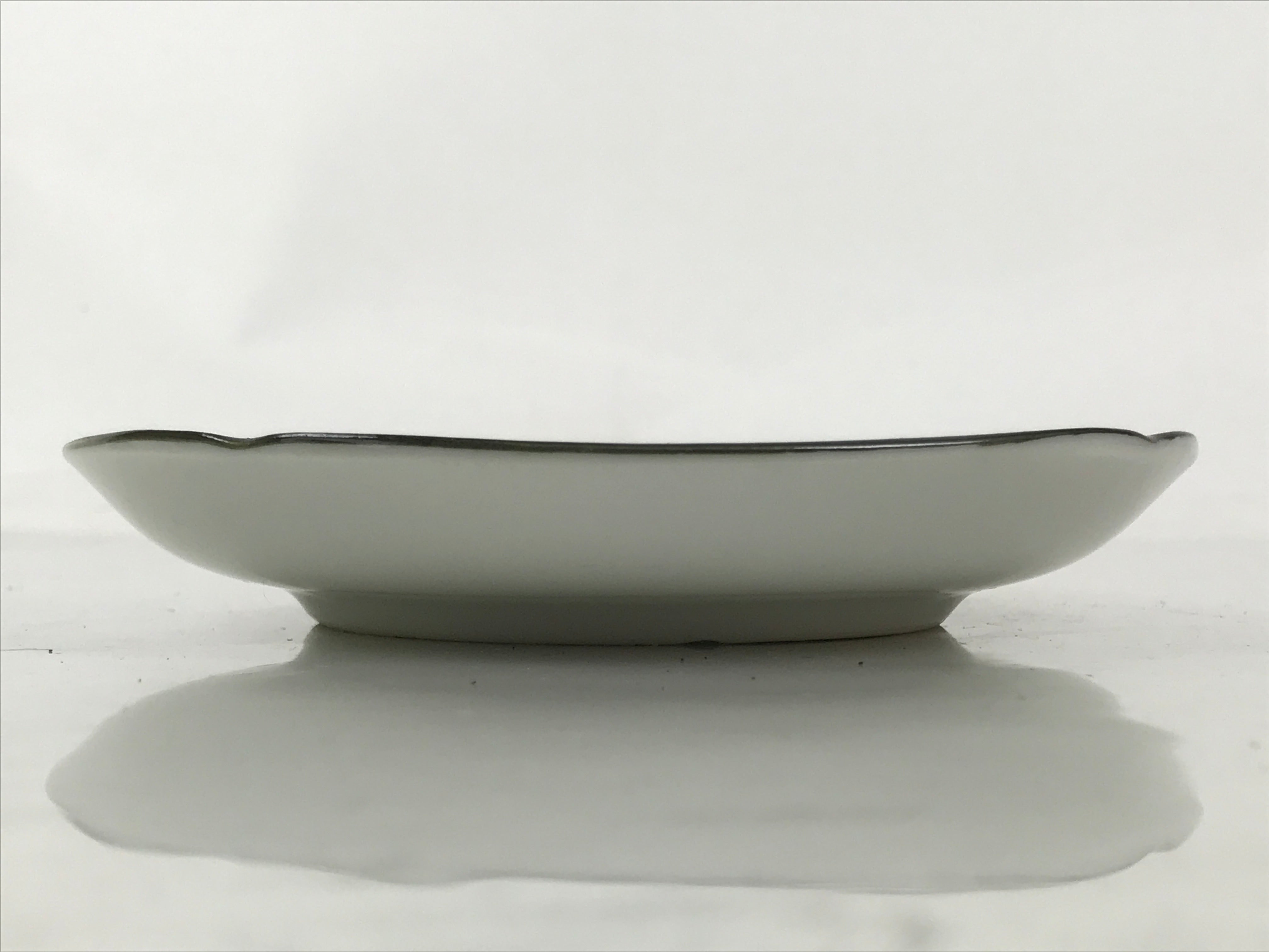 Japanese Porcelain Small Plate Kozara Vtg Sara Morning Glory Asagao Blue Y347