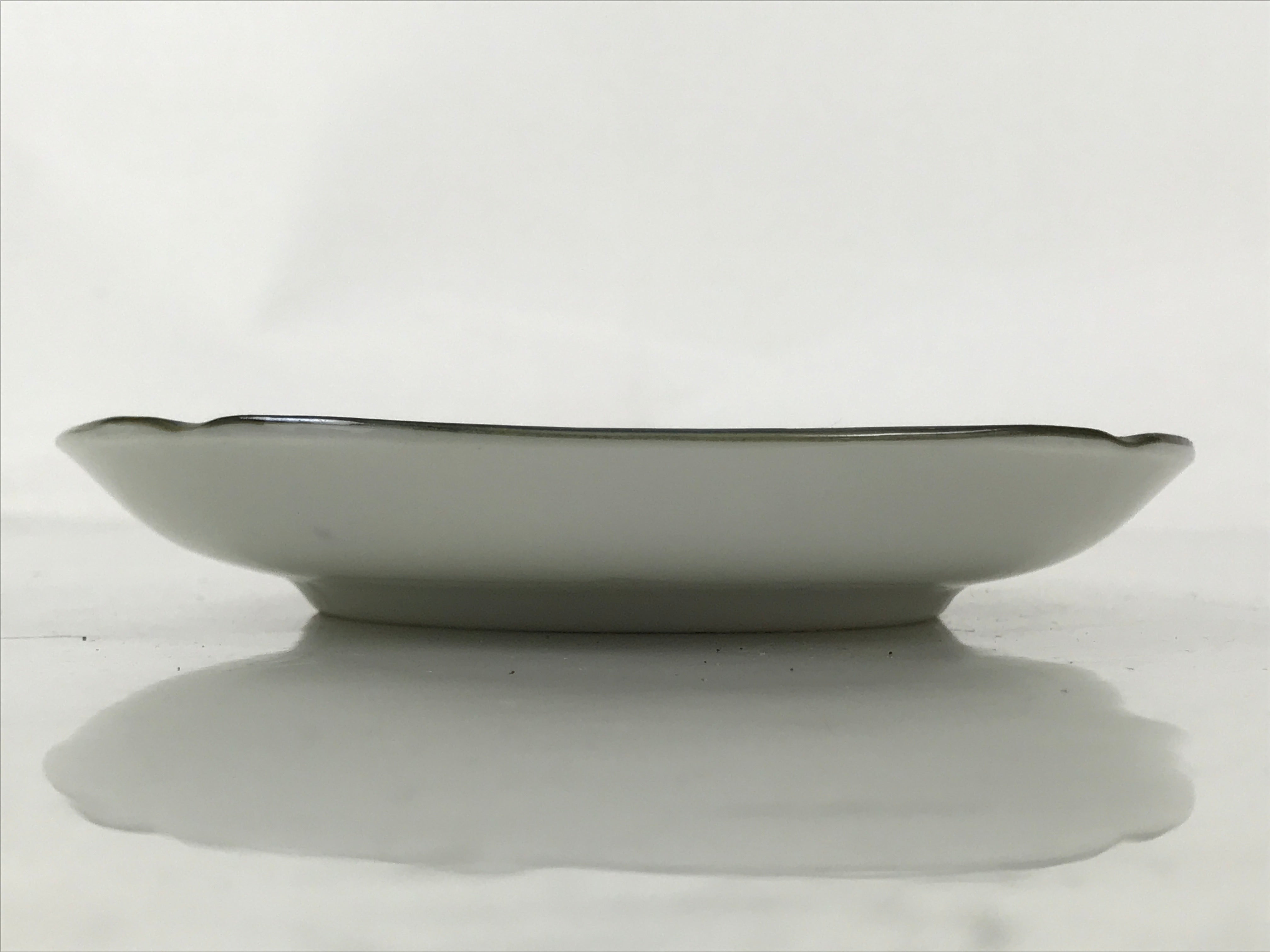 Japanese Porcelain Small Plate Kozara Vtg Sara Morning Glory Asagao Blue Y347