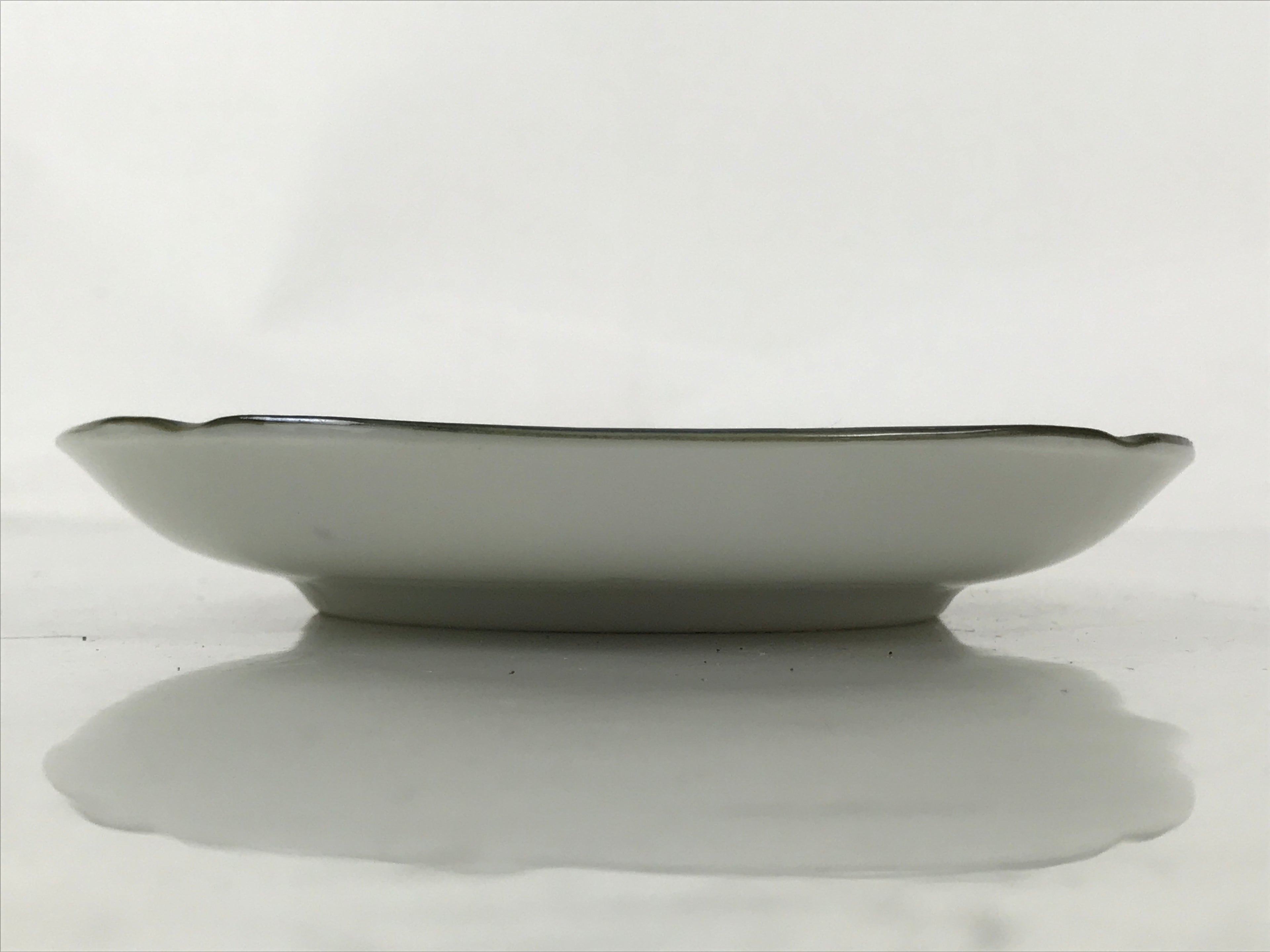 Japanese Porcelain Small Plate Kozara Vtg Sara Morning Glory Asagao Blue Y347