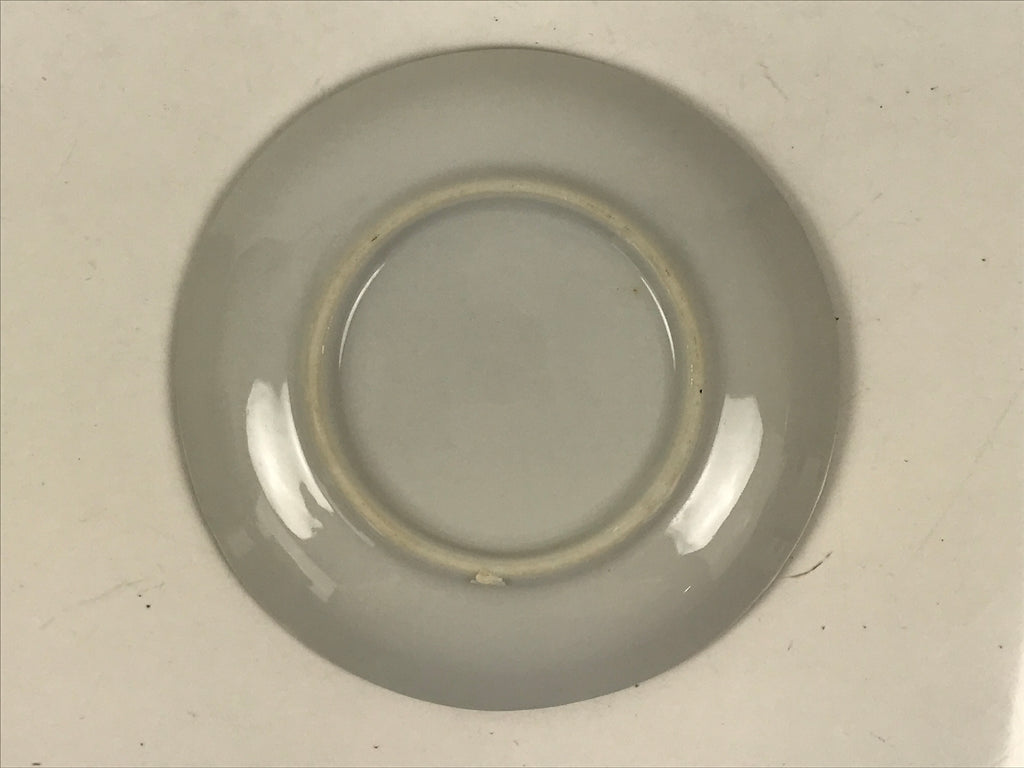 Japanese Porcelain Small Plate Kozara Vtg Sara Morning Glory Asagao Blue Y348