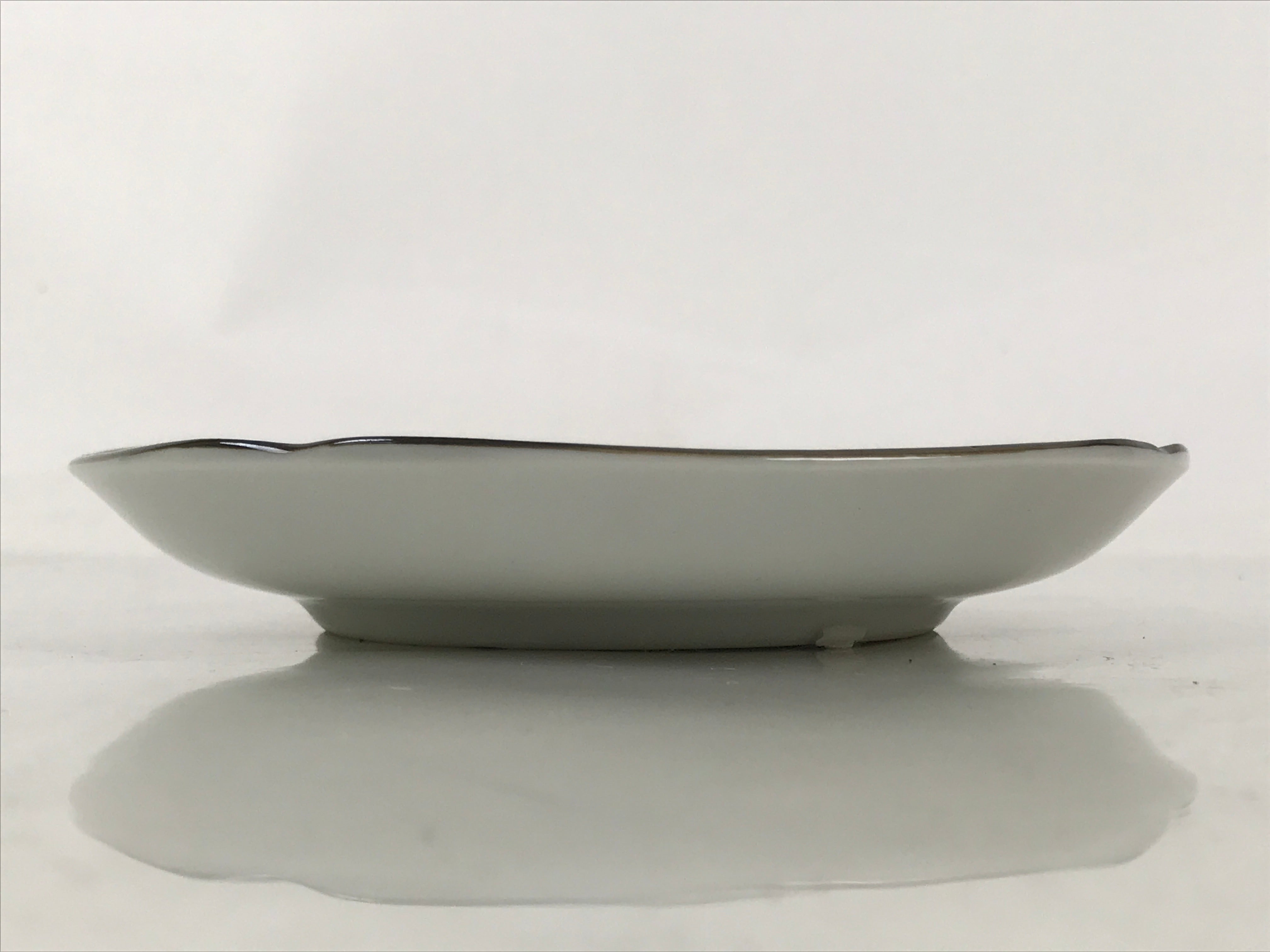 Japanese Porcelain Small Plate Kozara Vtg Sara Morning Glory Asagao Blue Y348