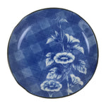 Japanese Porcelain Small Plate Kozara Vtg Sara Morning Glory Asagao Blue Y348