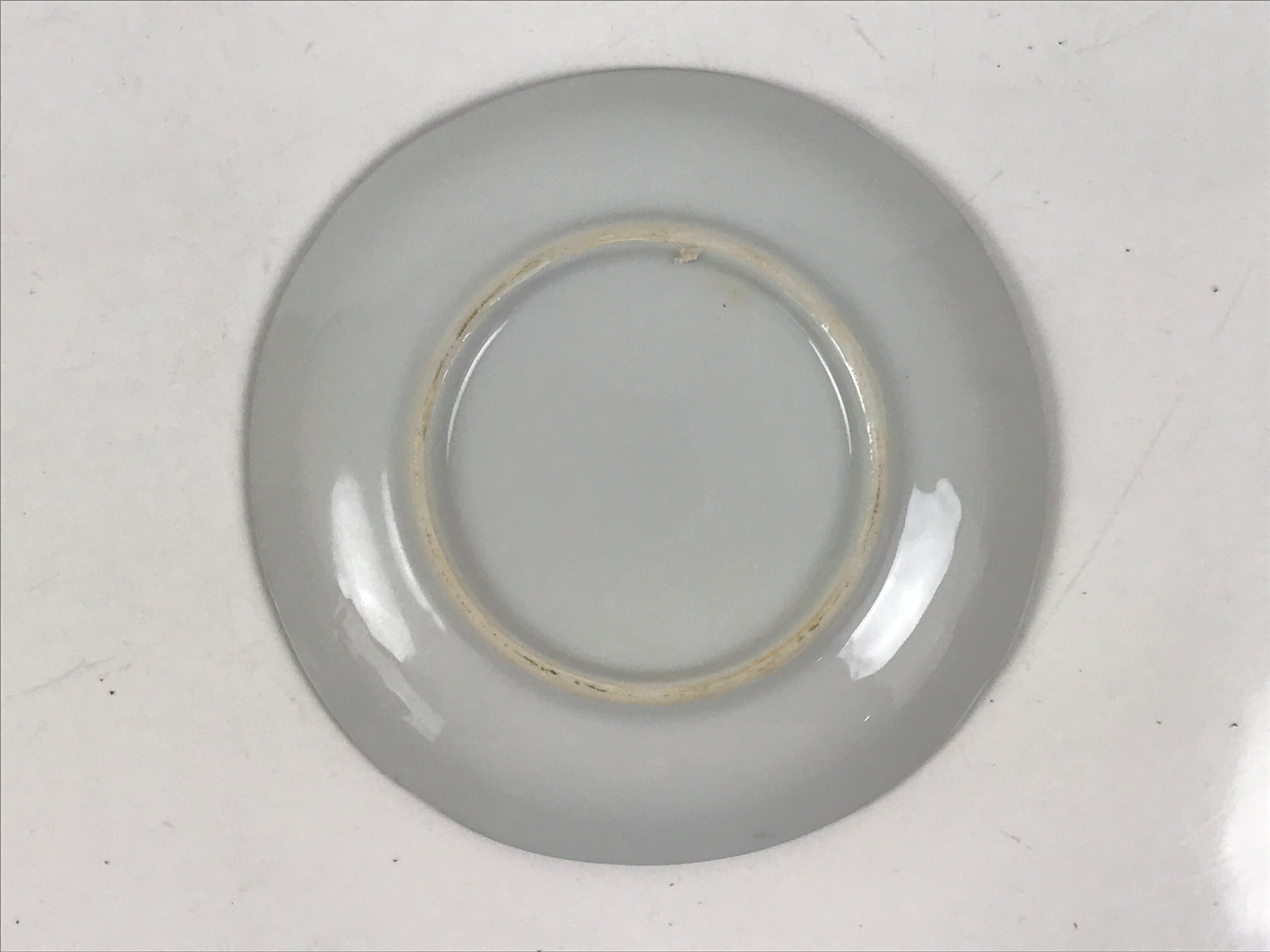 Japanese Porcelain Small Plate Kozara Vtg Sara Morning Glory Asagao Blue Y349