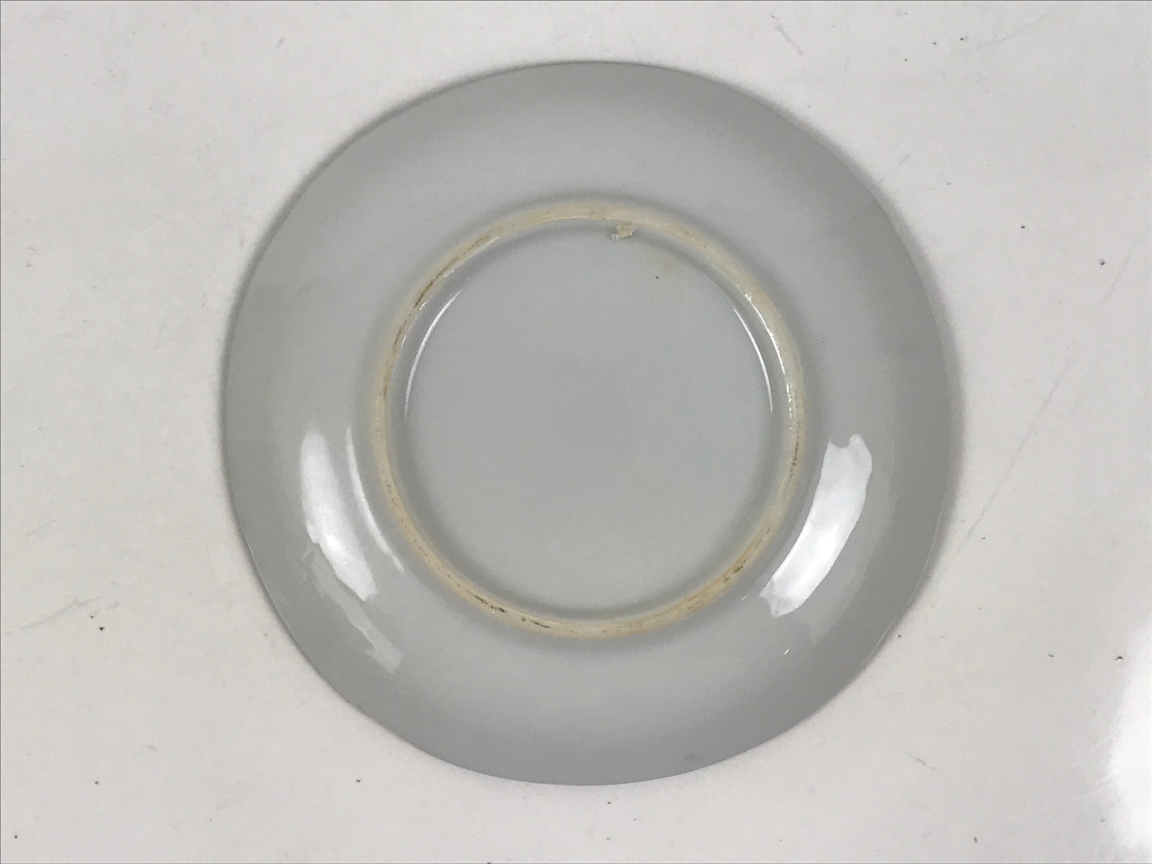 Japanese Porcelain Small Plate Kozara Vtg Sara Morning Glory Asagao Blue Y349