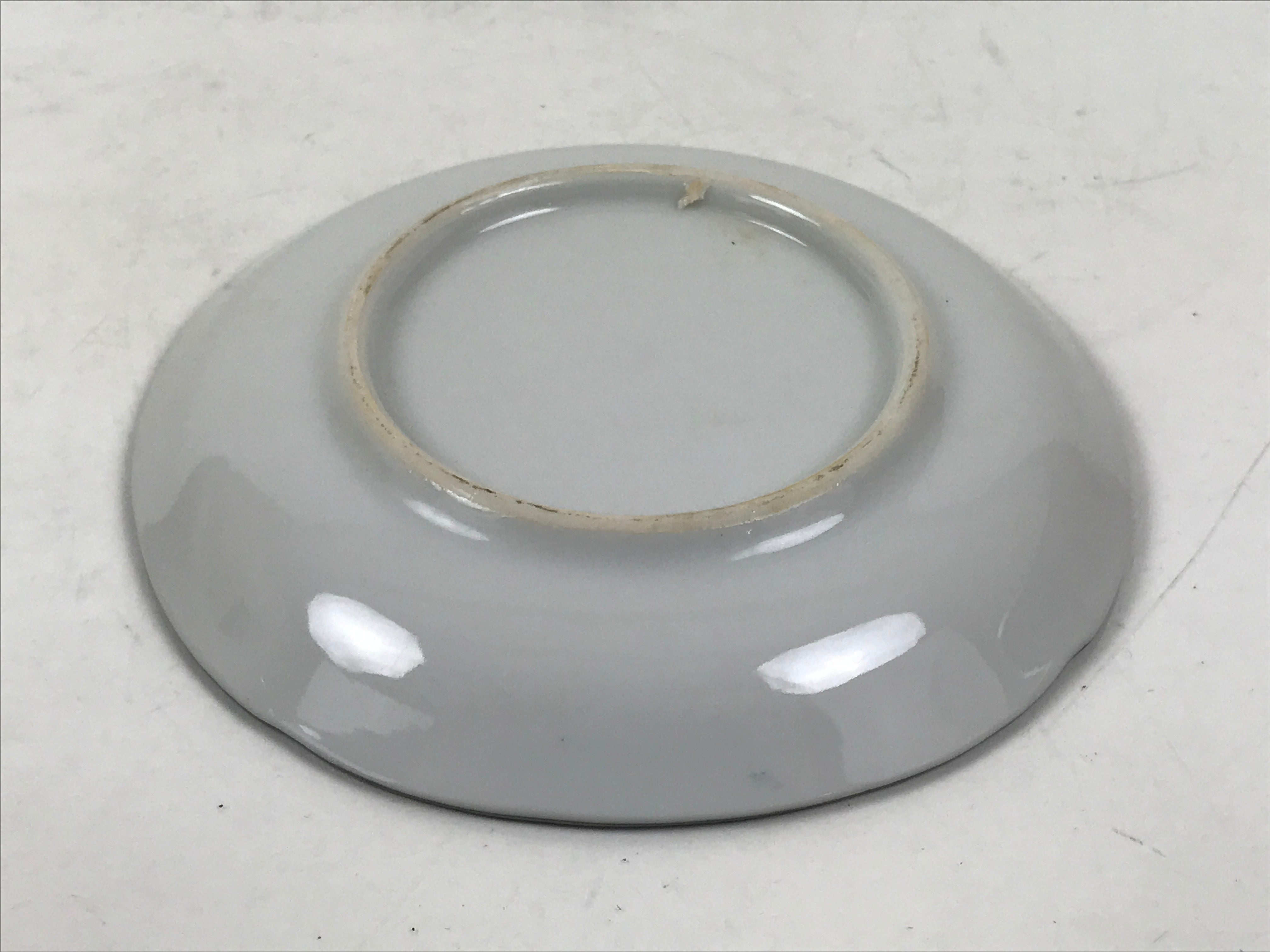 Japanese Porcelain Small Plate Kozara Vtg Sara Morning Glory Asagao Blue Y349