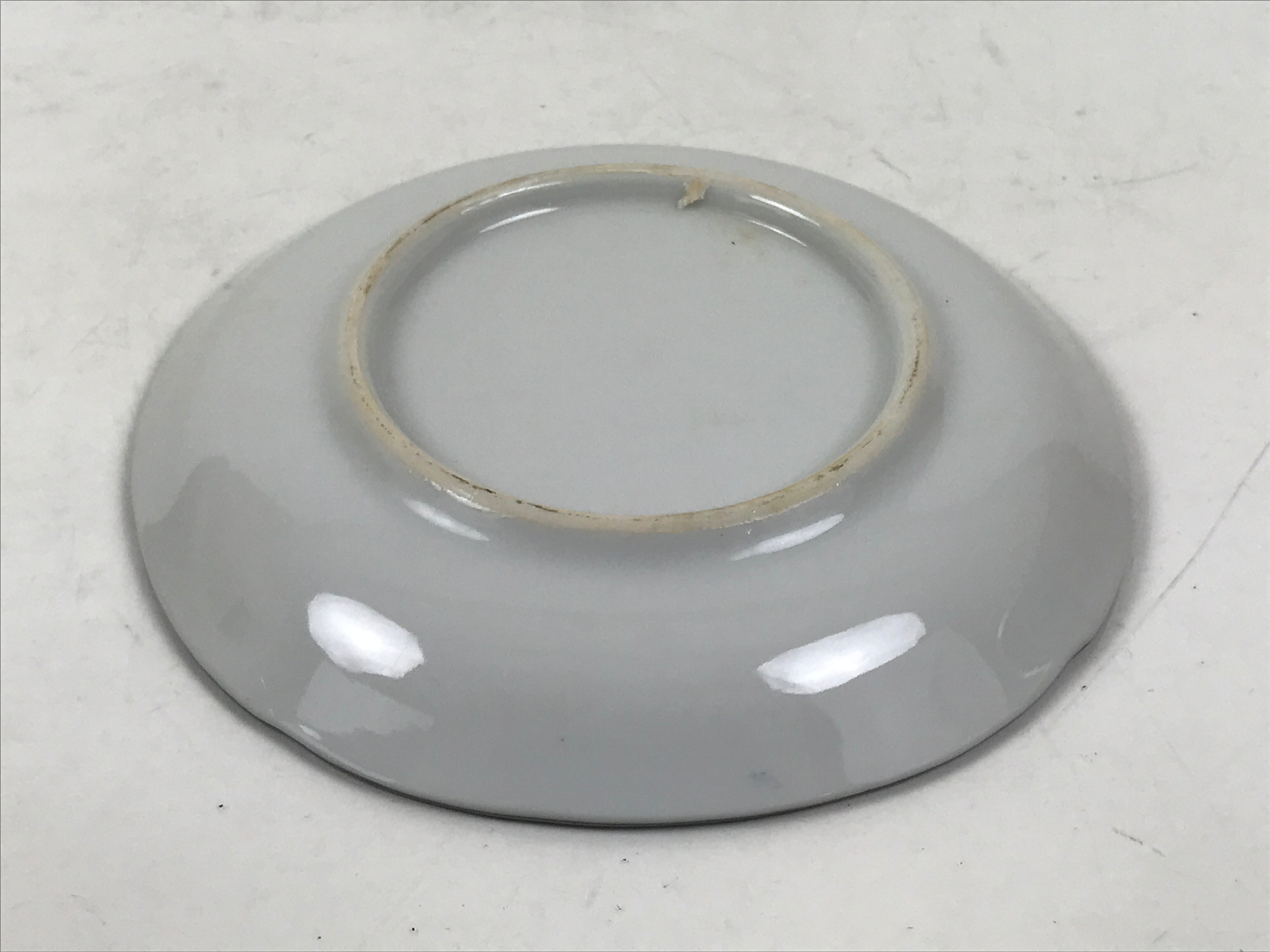 Japanese Porcelain Small Plate Kozara Vtg Sara Morning Glory Asagao Blue Y349