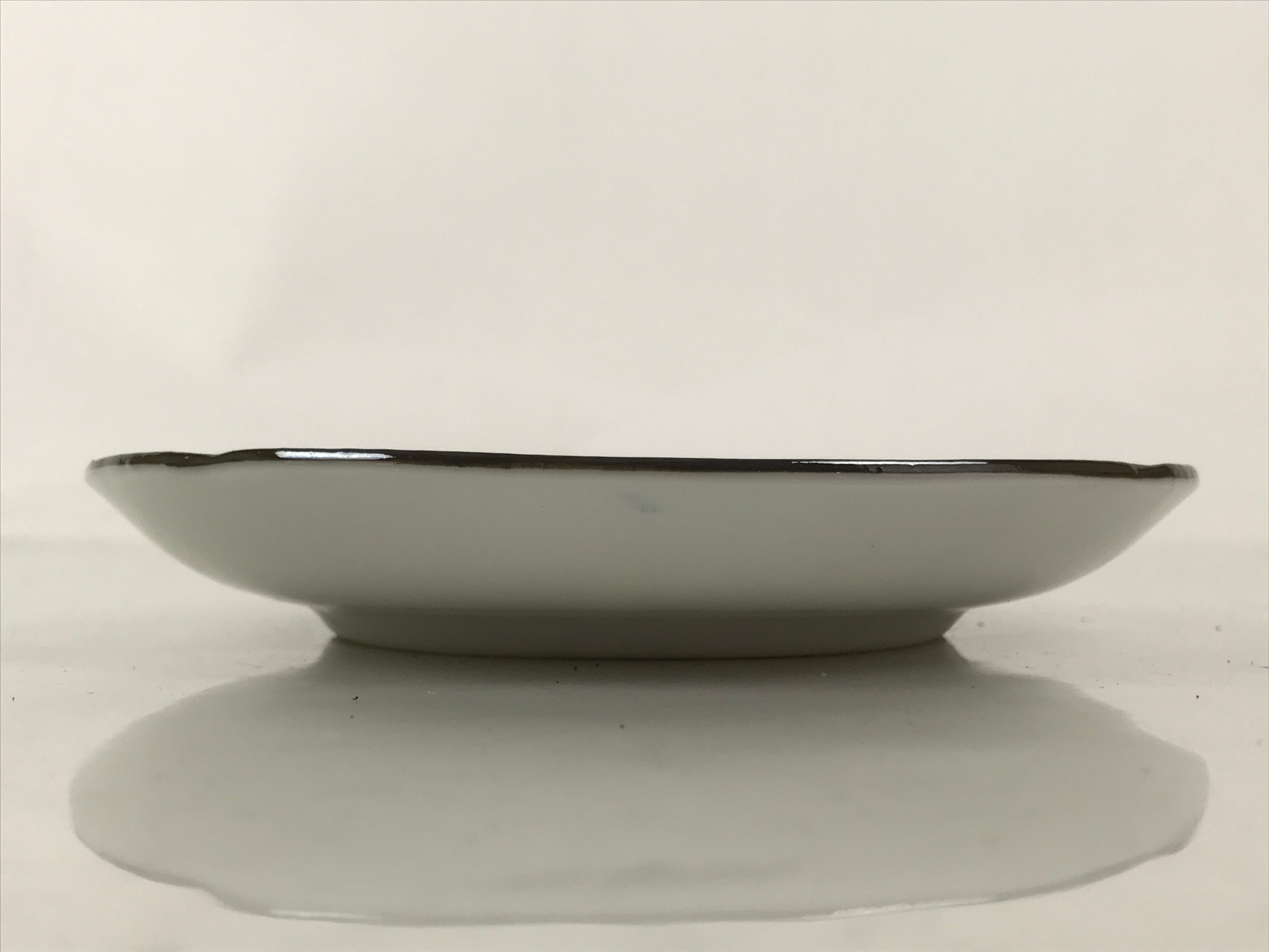 Japanese Porcelain Small Plate Kozara Vtg Sara Morning Glory Asagao Blue Y349