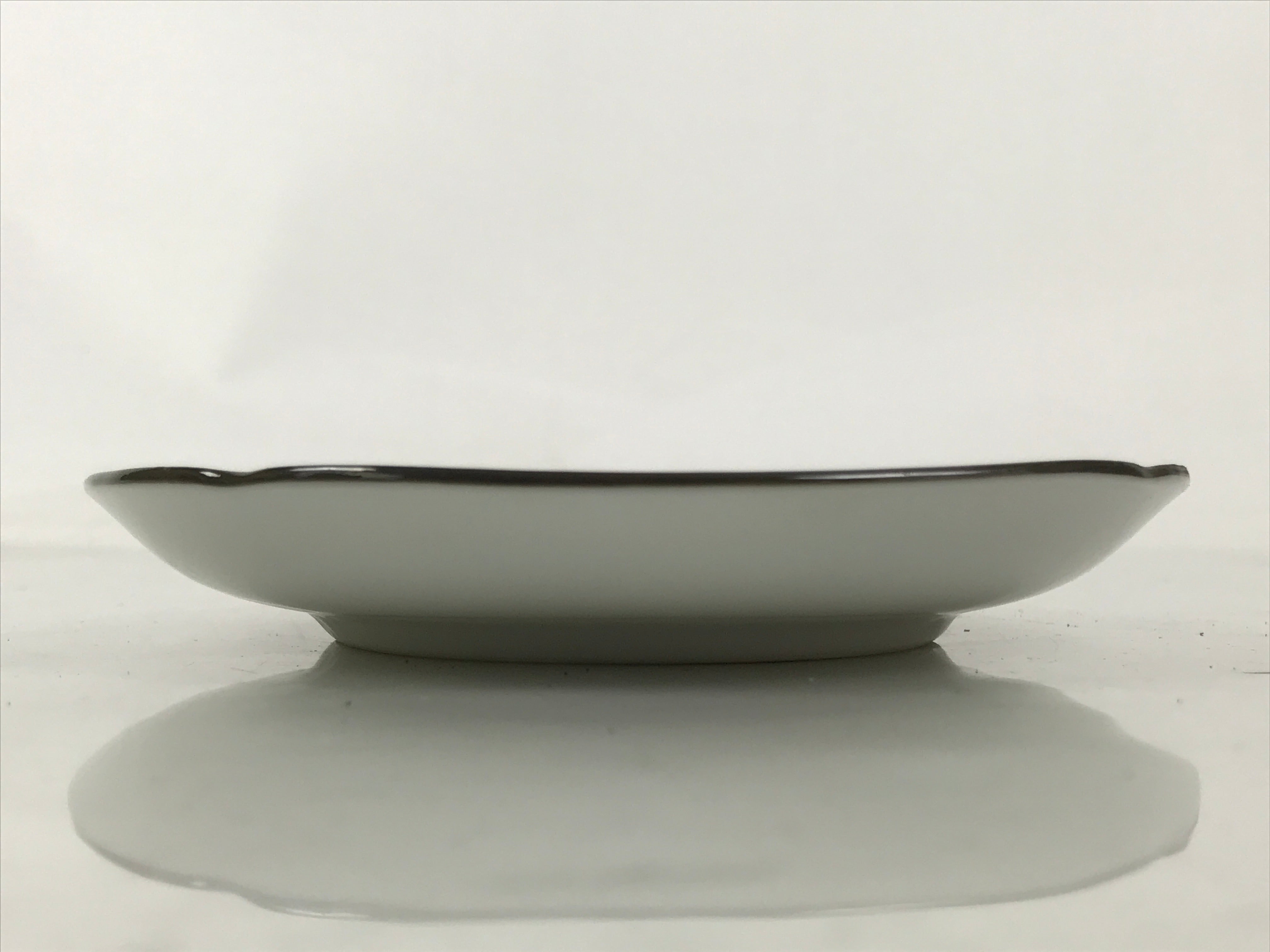 Japanese Porcelain Small Plate Kozara Vtg Sara Morning Glory Asagao Blue Y349