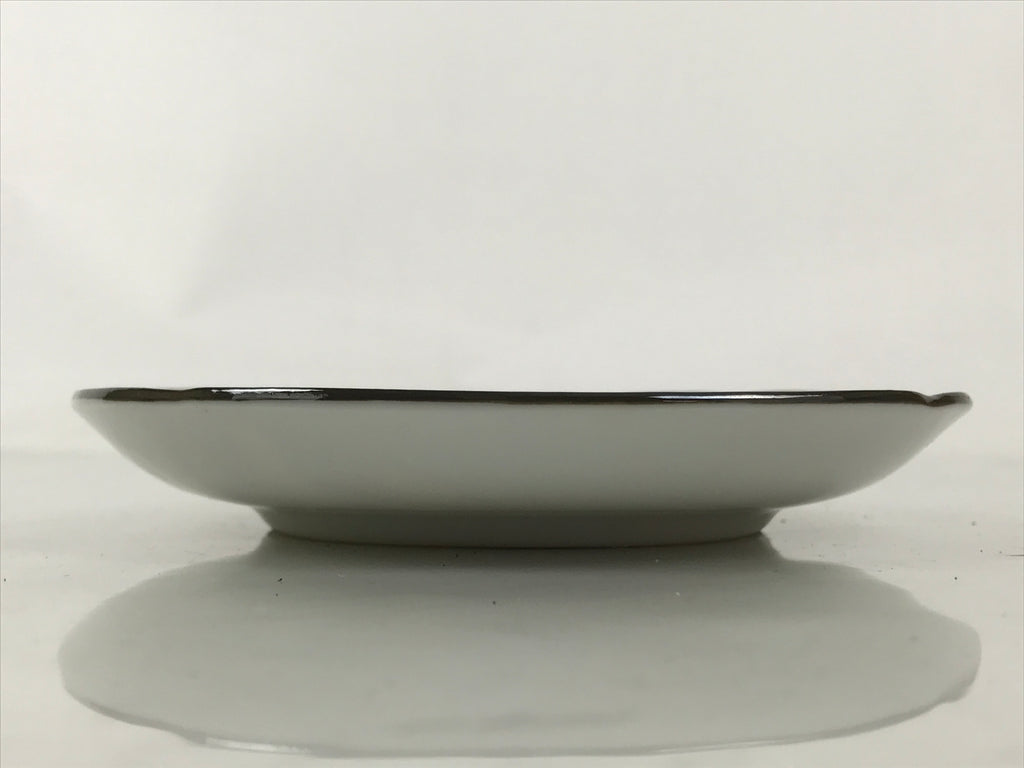 Japanese Porcelain Small Plate Kozara Vtg Sara Morning Glory Asagao Blue Y349