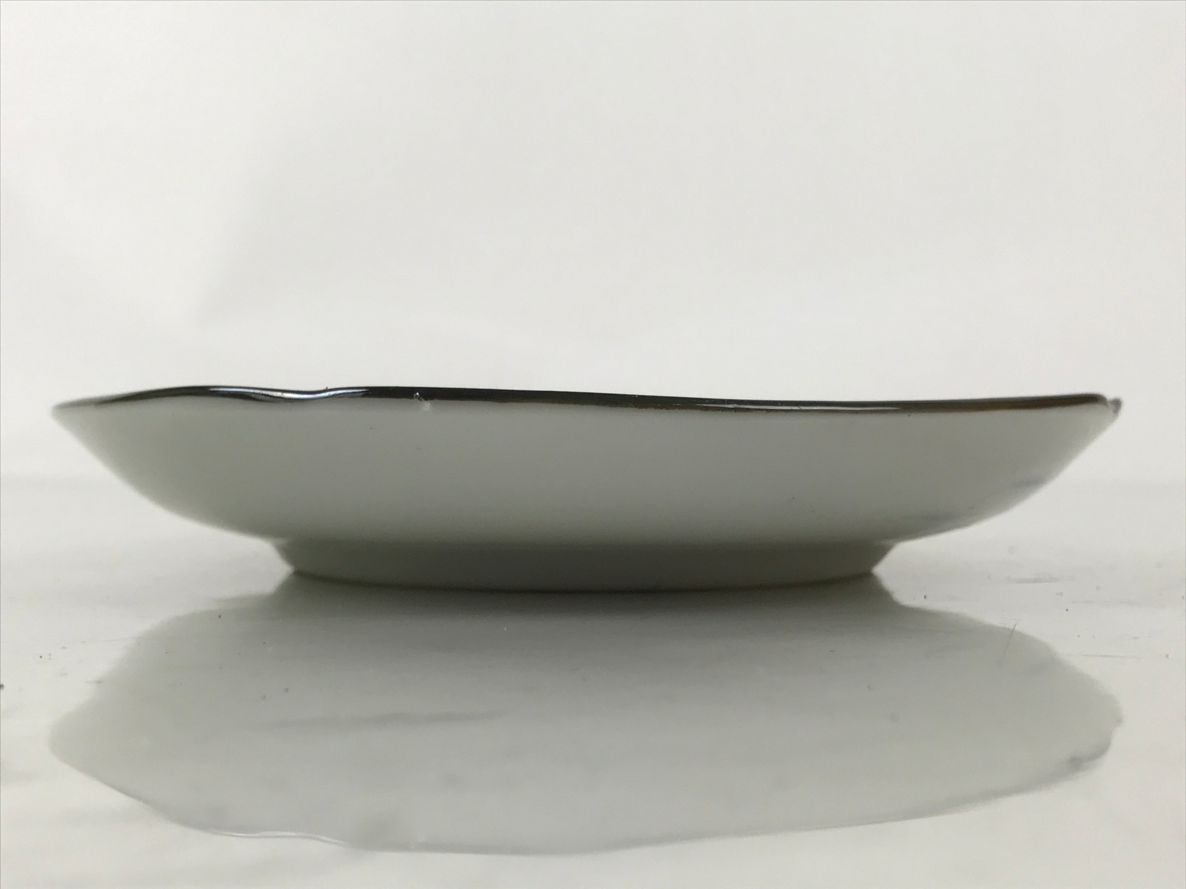 Japanese Porcelain Small Plate Kozara Vtg Sara Morning Glory Asagao Blue Y350