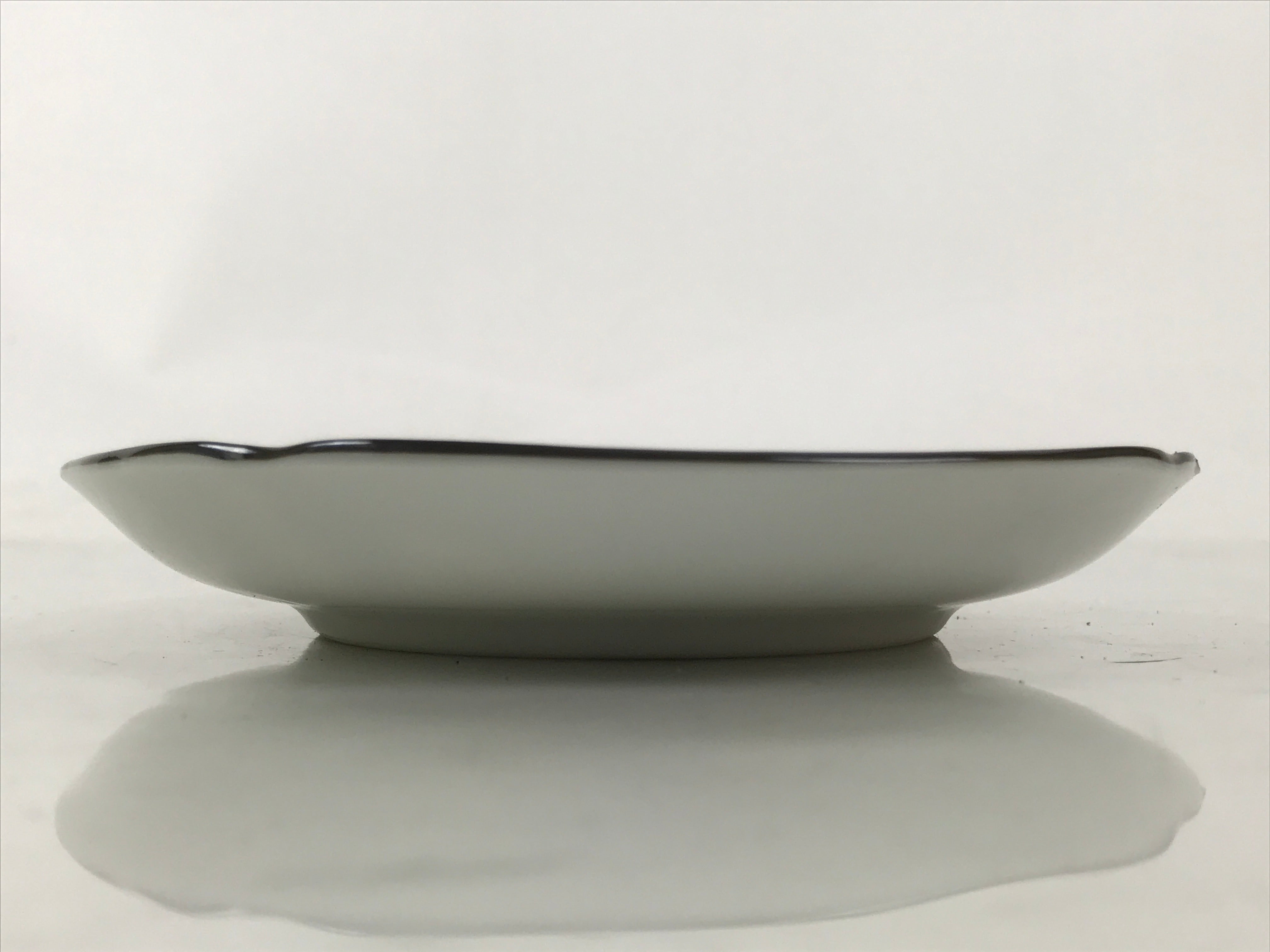 Japanese Porcelain Small Plate Kozara Vtg Sara Morning Glory Asagao Blue Y350