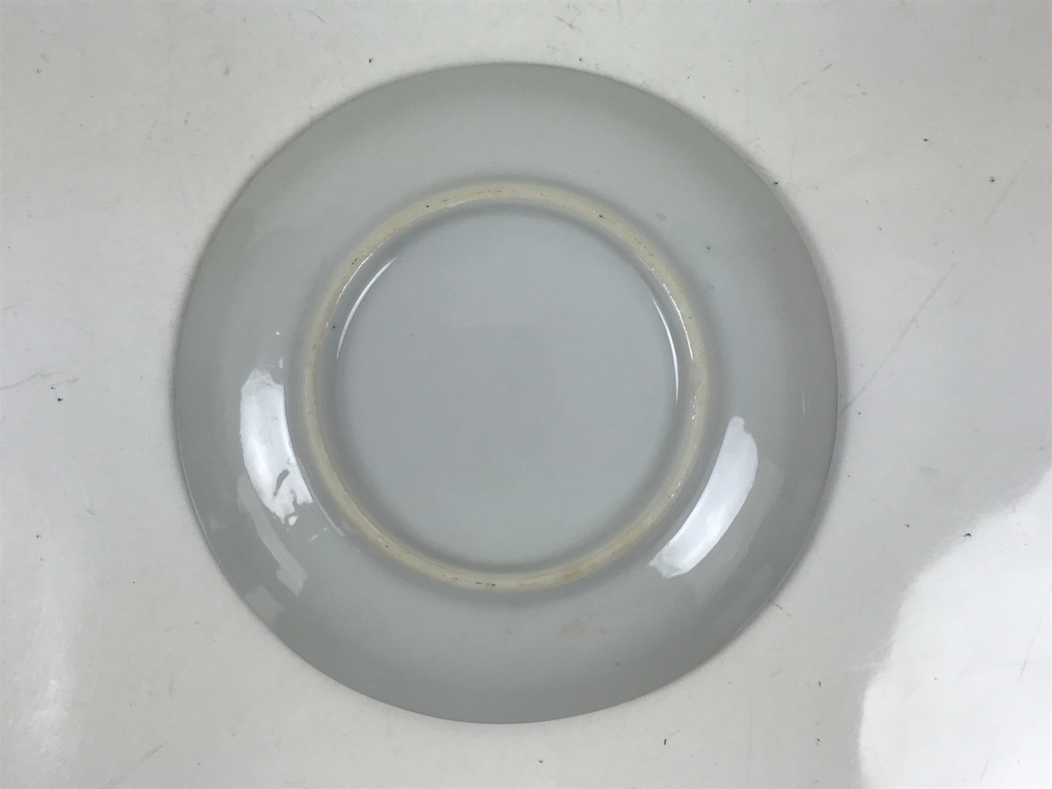 Japanese Porcelain Small Plate Kozara Vtg Sara Morning Glory Asagao Blue Y351