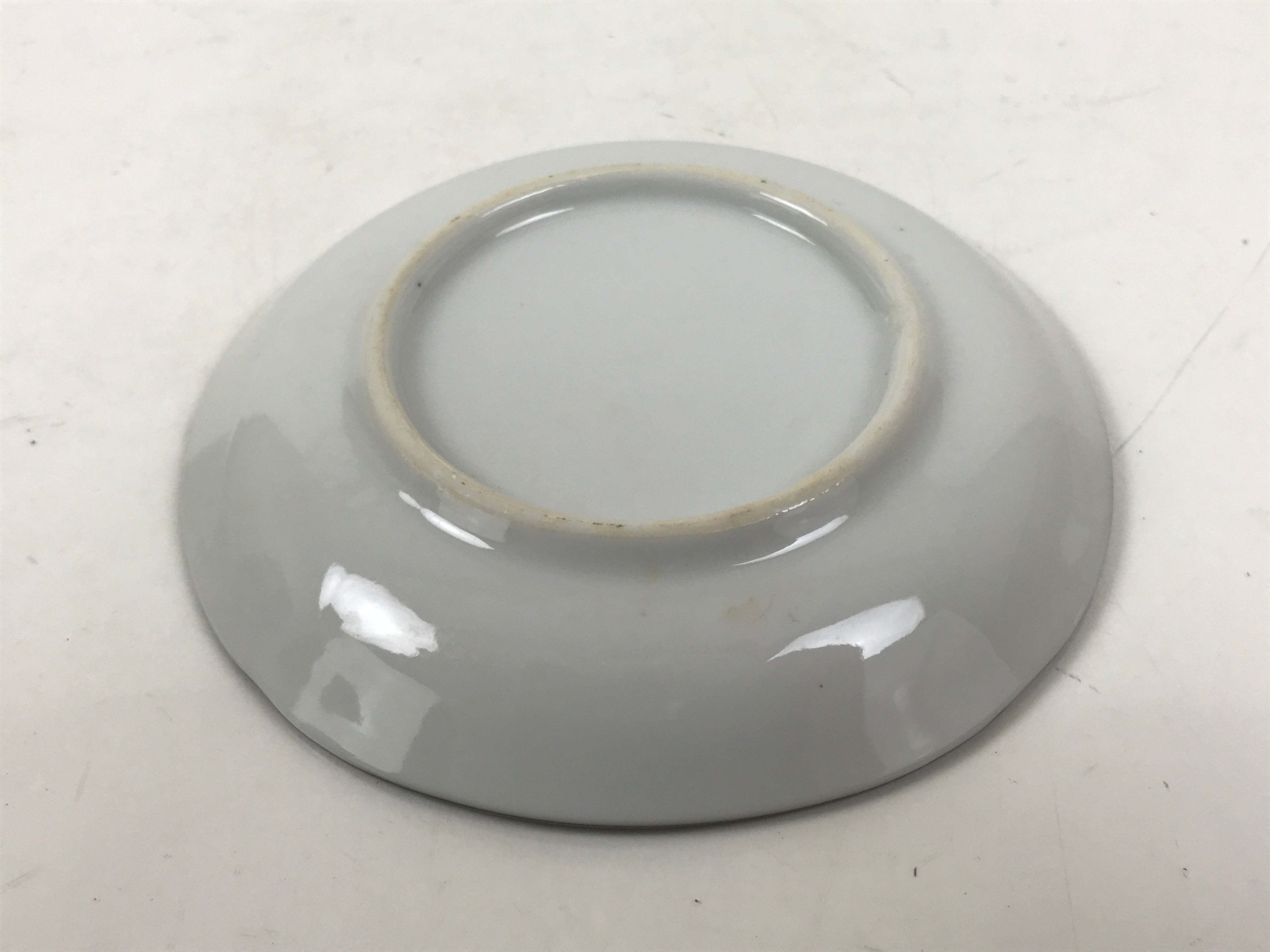 Japanese Porcelain Small Plate Kozara Vtg Sara Morning Glory Asagao Blue Y351