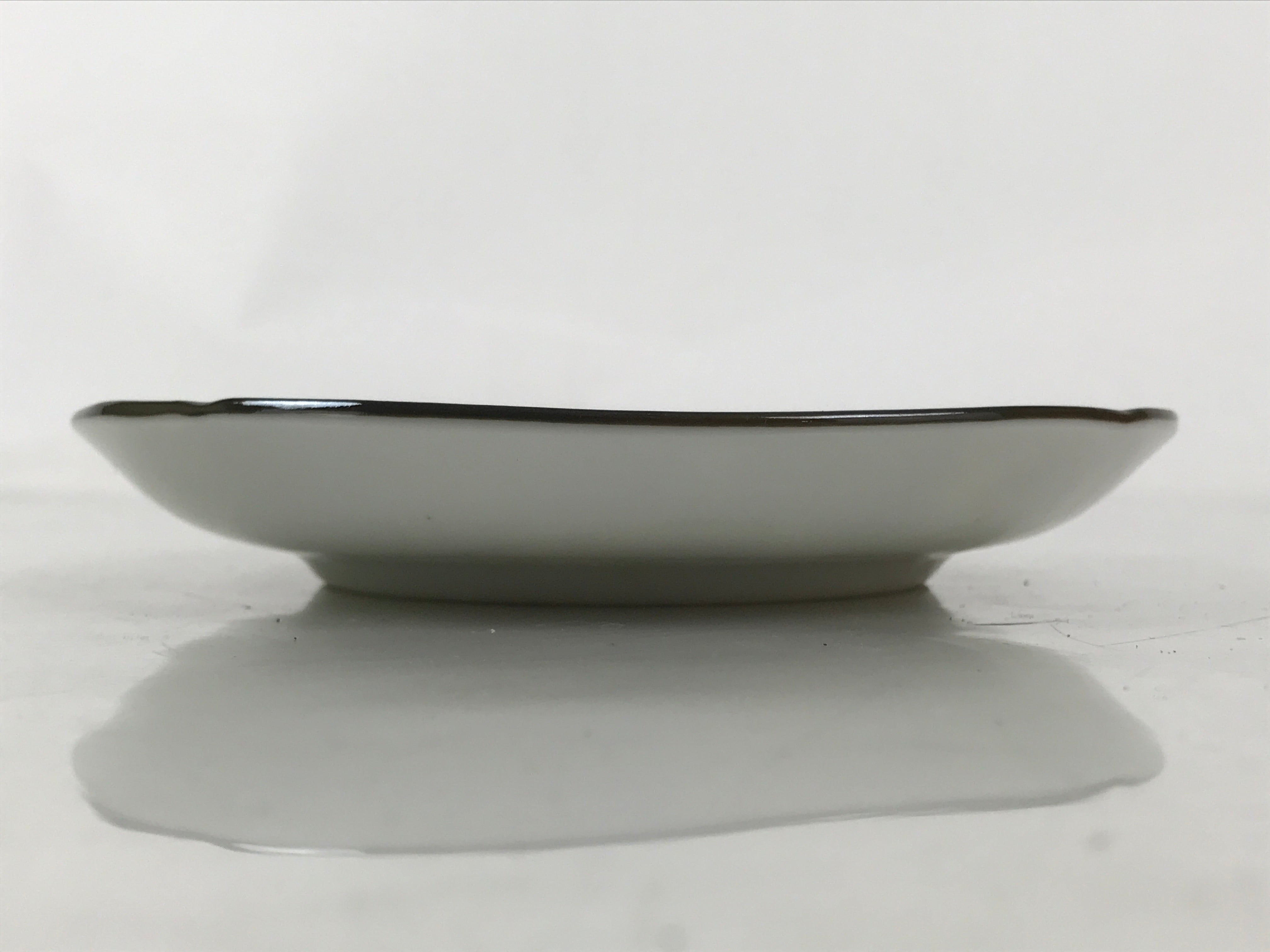 Japanese Porcelain Small Plate Kozara Vtg Sara Morning Glory Asagao Blue Y351