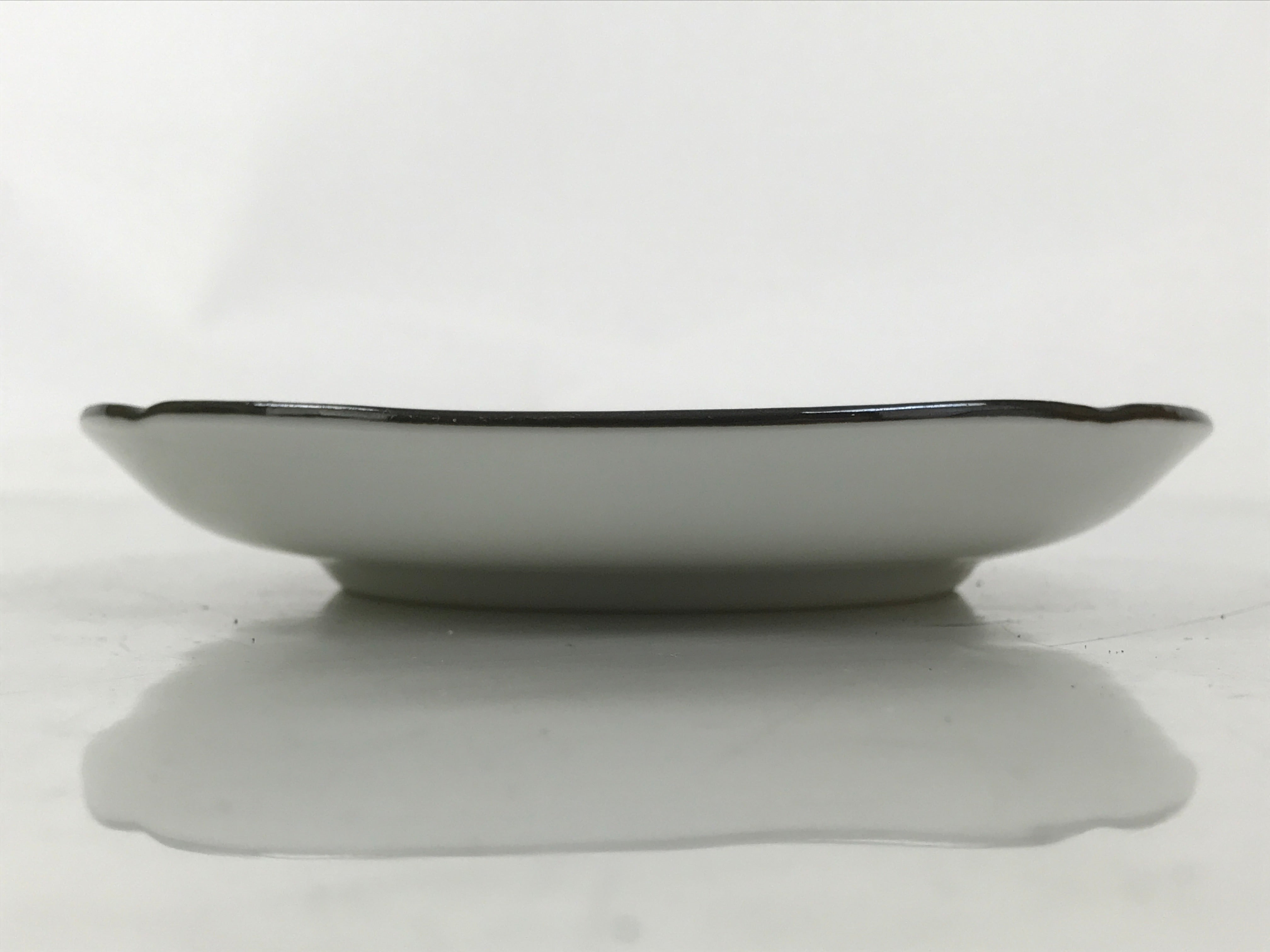 Japanese Porcelain Small Plate Kozara Vtg Sara Morning Glory Asagao Blue Y351