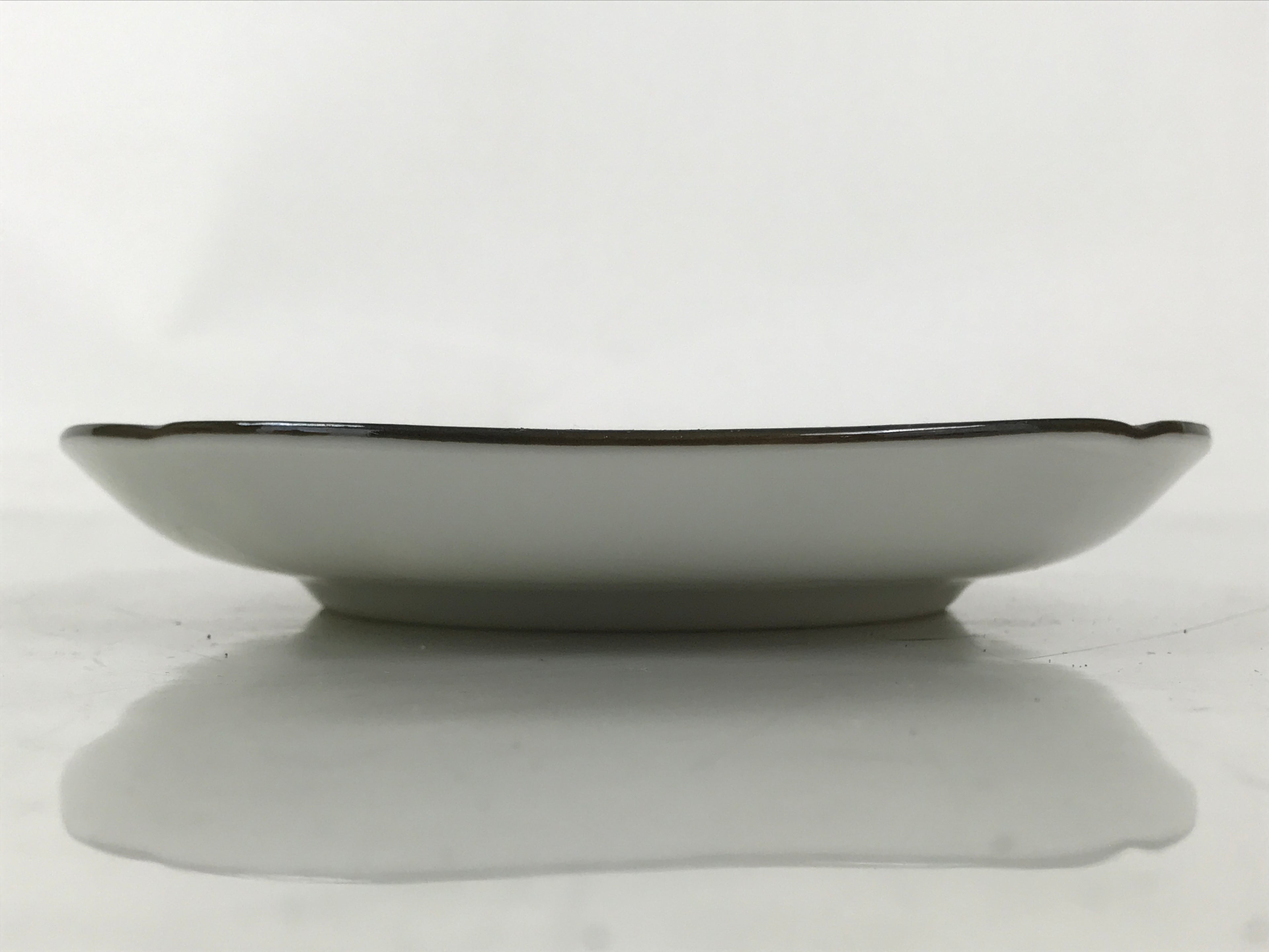 Japanese Porcelain Small Plate Kozara Vtg Sara Morning Glory Asagao Blue Y351