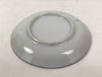 Japanese Porcelain Small Plate Kozara Vtg Sara Morning Glory Asagao Blue Y352