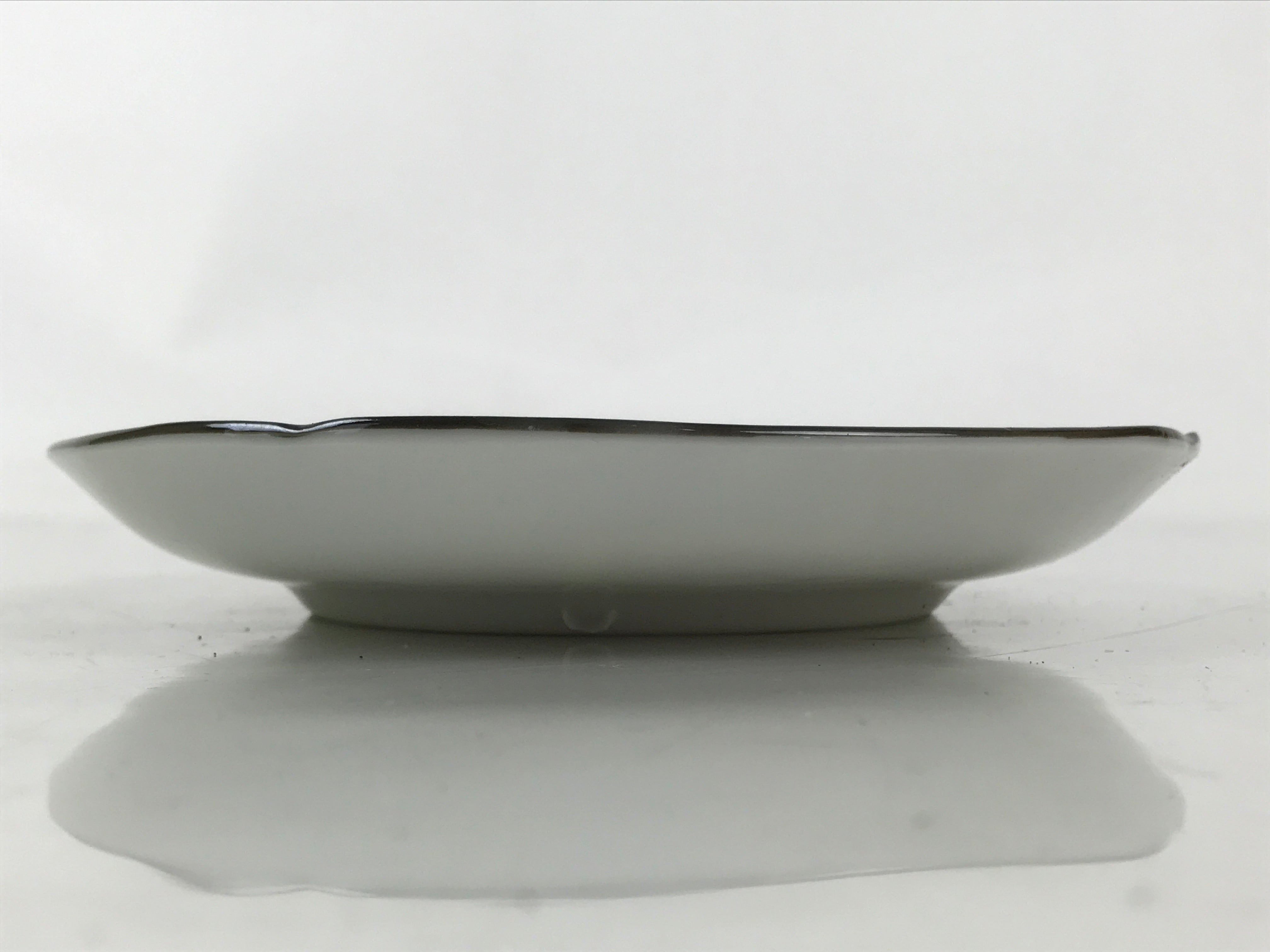 Japanese Porcelain Small Plate Kozara Vtg Sara Morning Glory Asagao Blue Y352