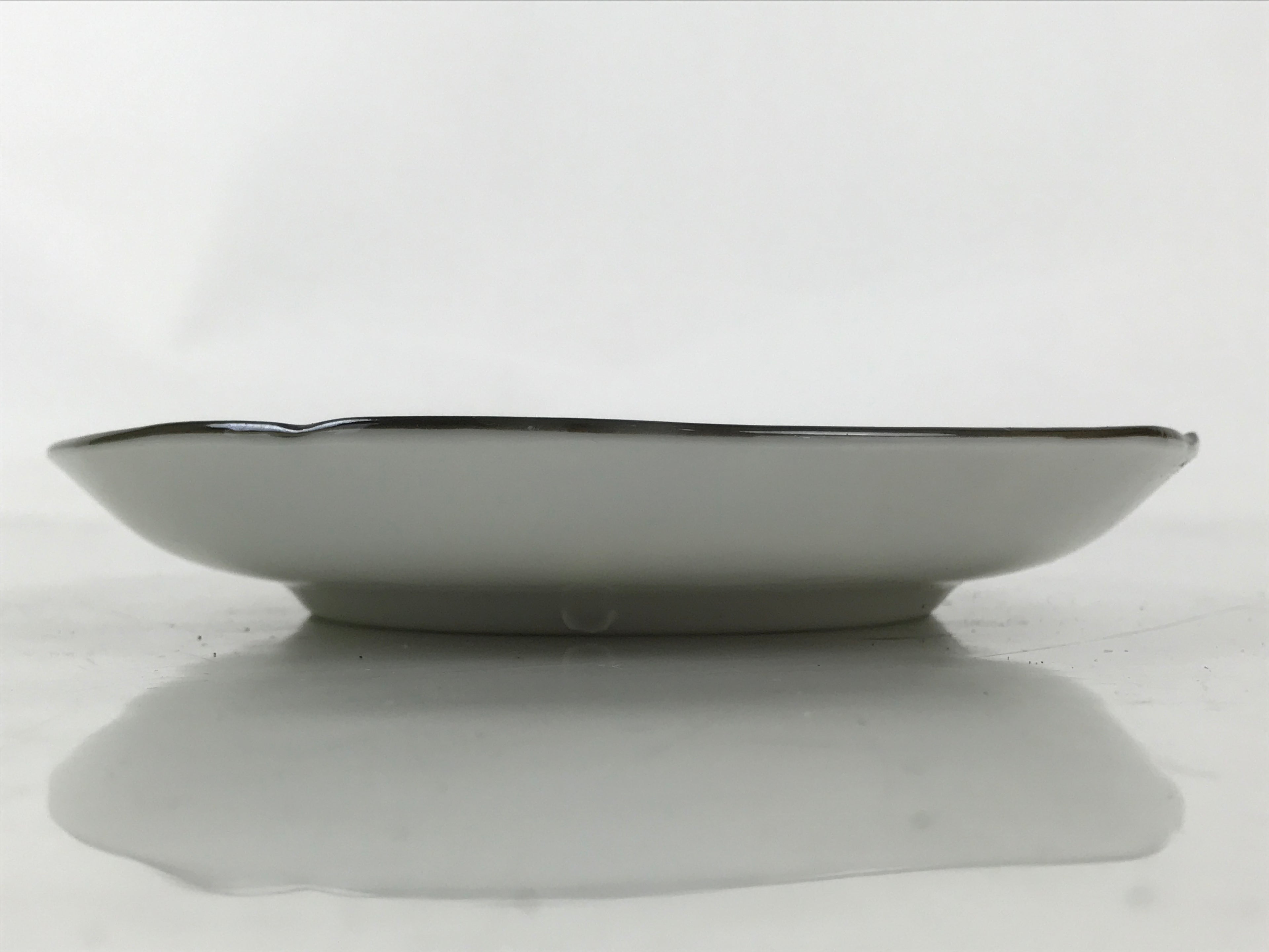 Japanese Porcelain Small Plate Kozara Vtg Sara Morning Glory Asagao Blue Y352