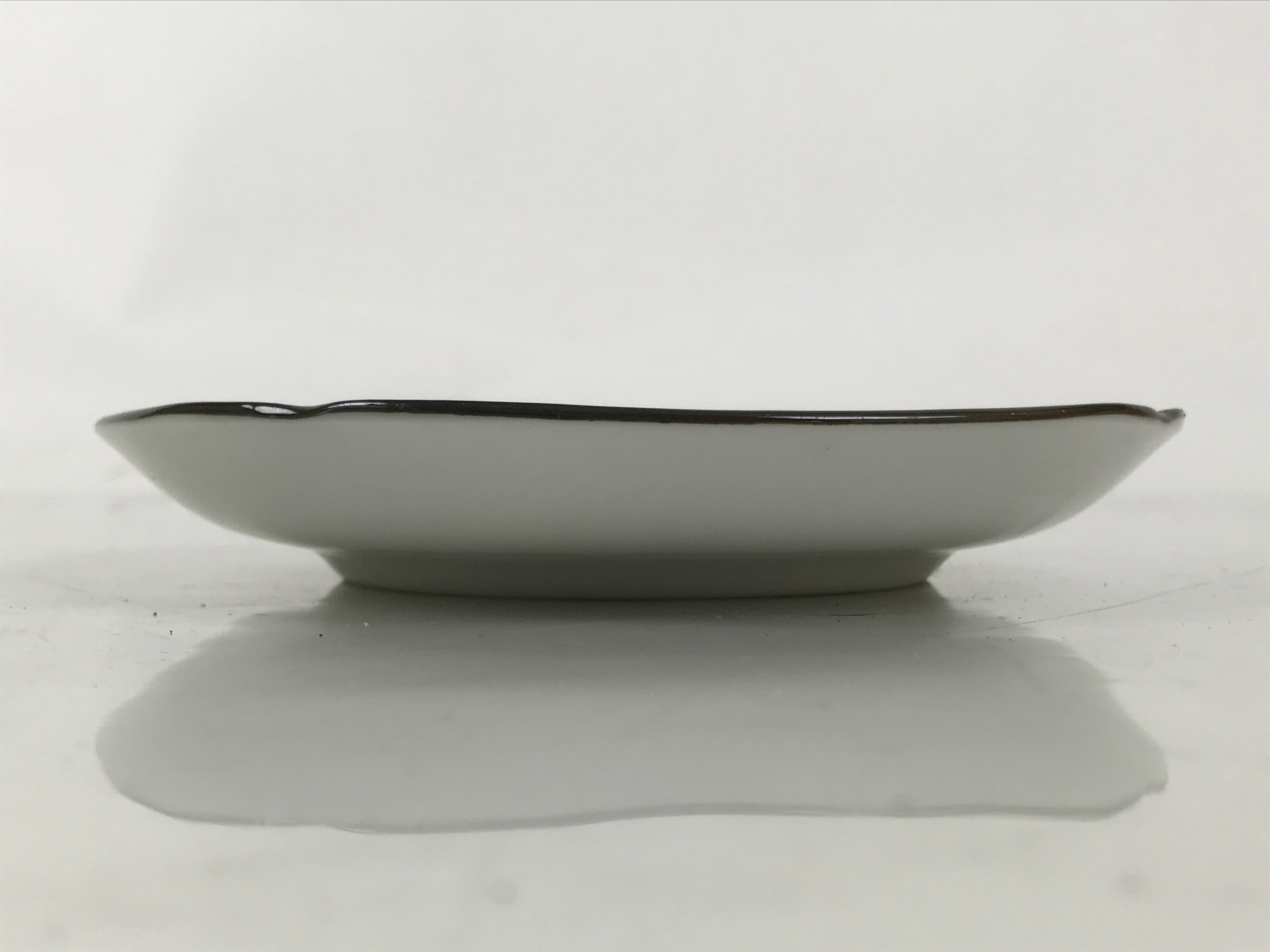 Japanese Porcelain Small Plate Kozara Vtg Sara Morning Glory Asagao Blue Y352