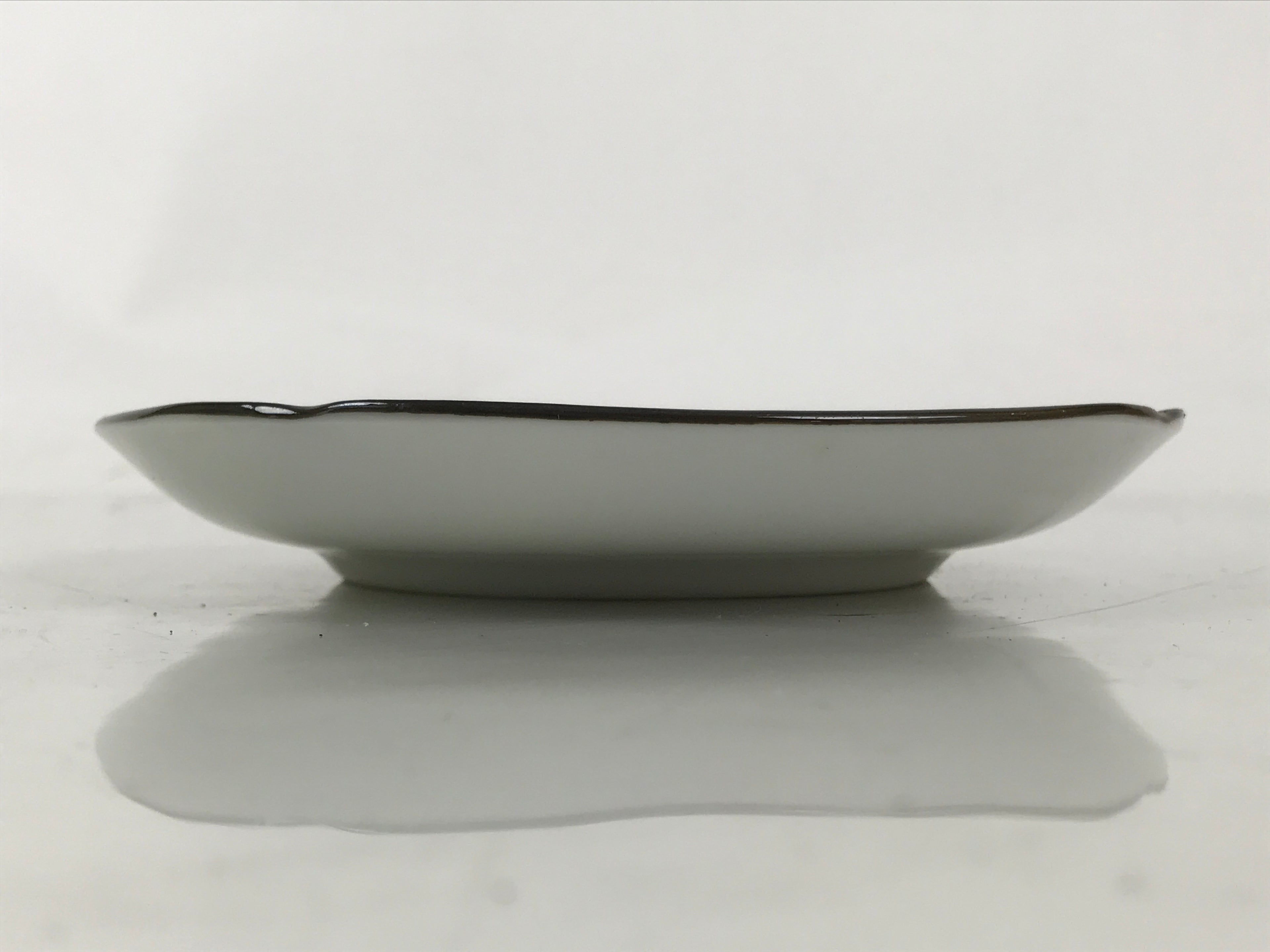 Japanese Porcelain Small Plate Kozara Vtg Sara Morning Glory Asagao Blue Y352