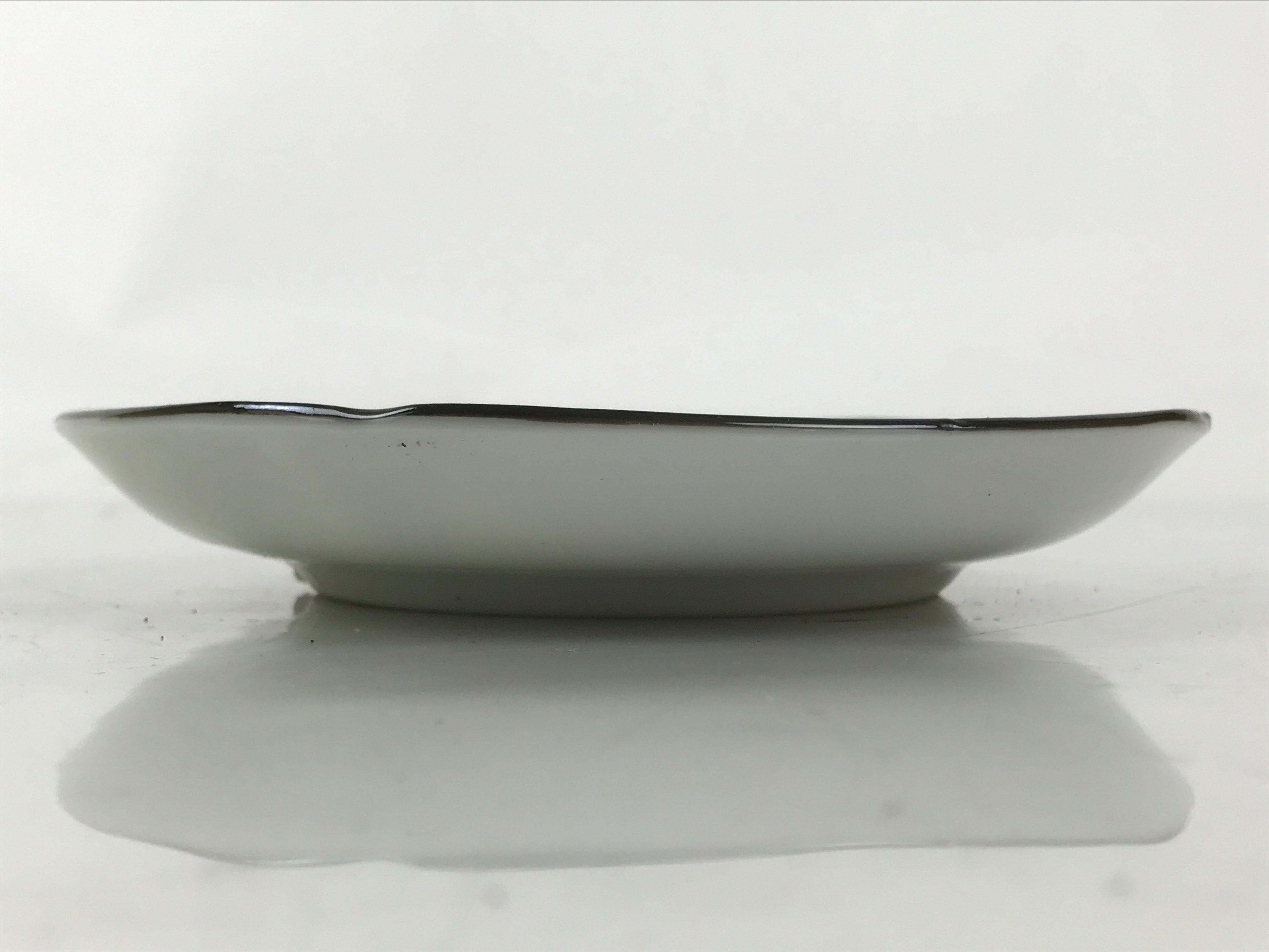 Japanese Porcelain Small Plate Kozara Vtg Sara Morning Glory Asagao Blue Y352