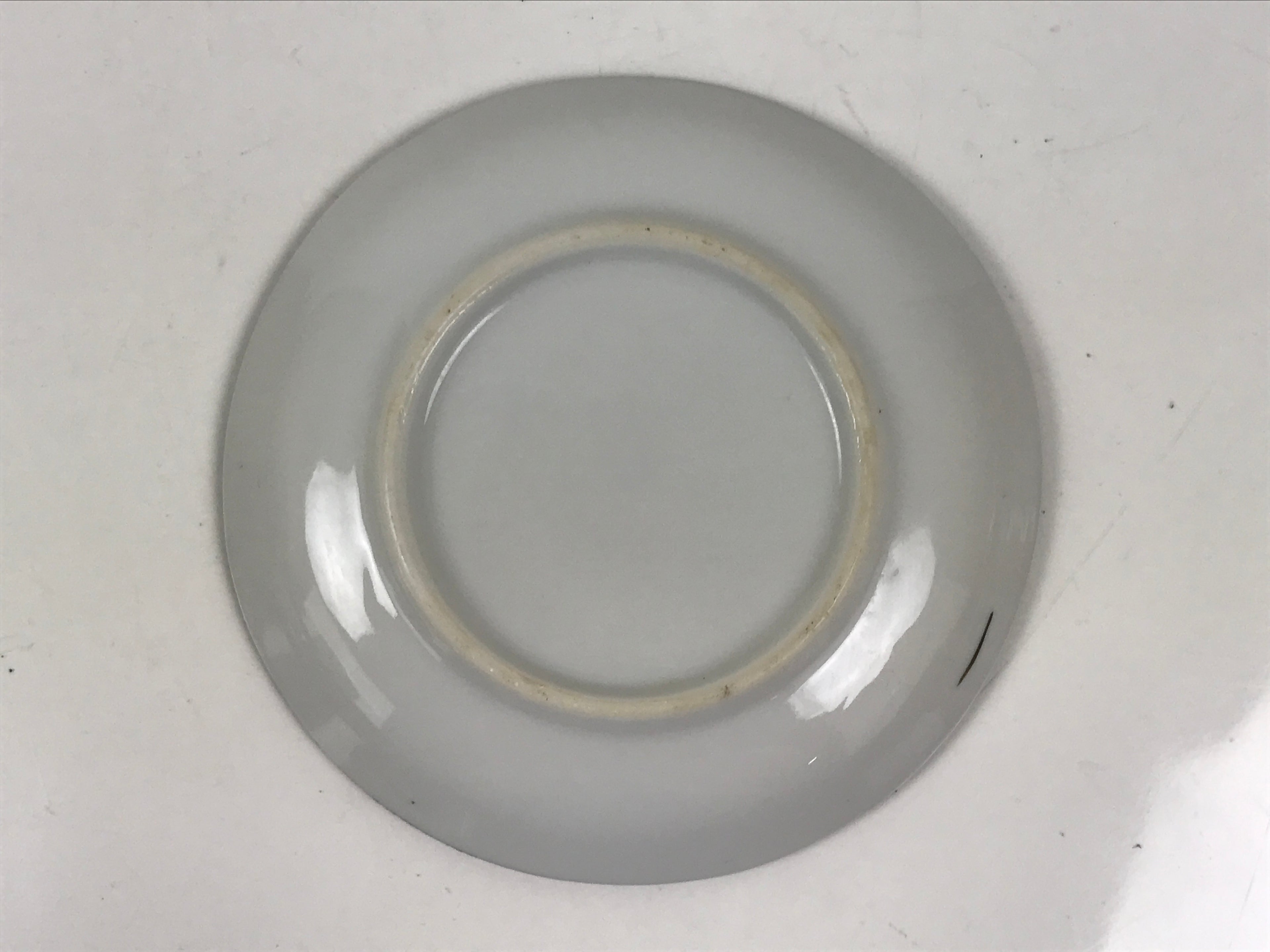 Japanese Porcelain Small Plate Kozara Vtg Sara Morning Glory Asagao Blue Y353