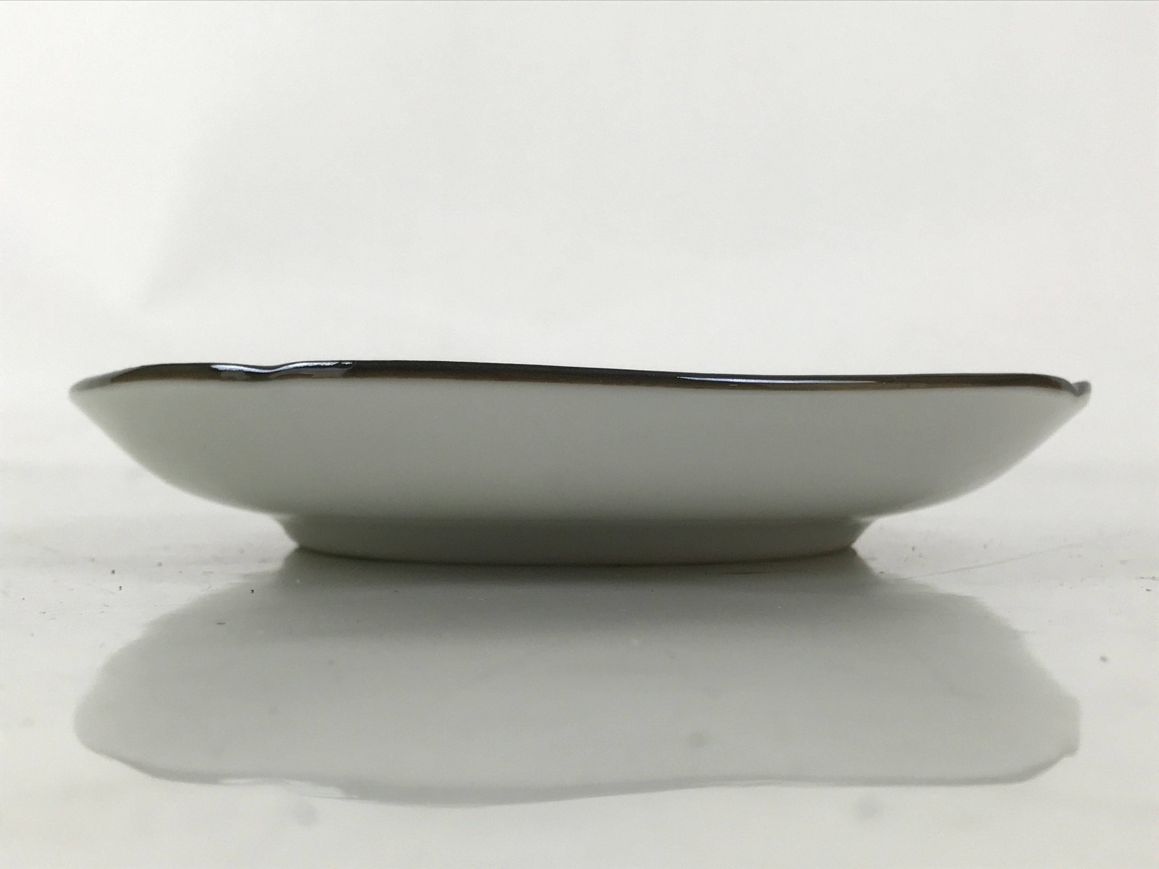 Japanese Porcelain Small Plate Kozara Vtg Sara Morning Glory Asagao Blue Y353