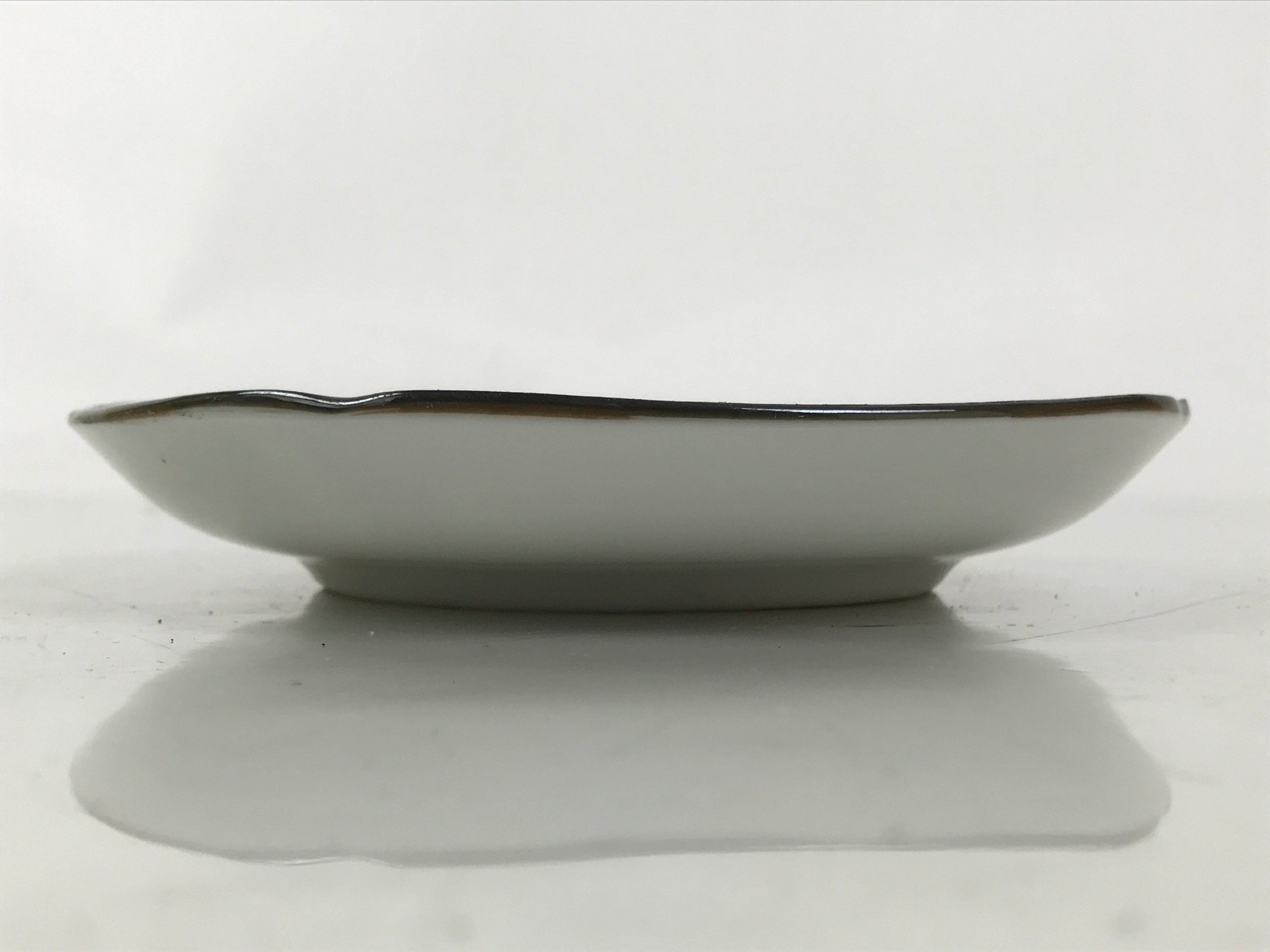 Japanese Porcelain Small Plate Kozara Vtg Sara Morning Glory Asagao Blue Y353