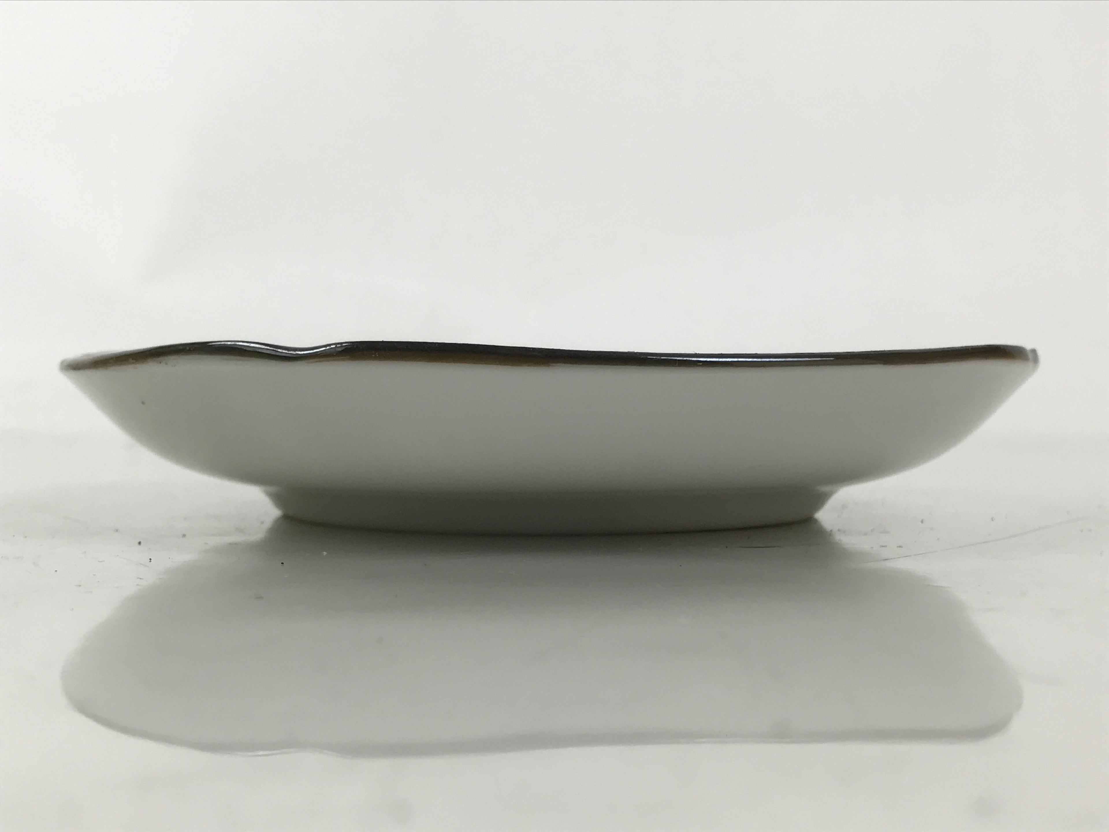 Japanese Porcelain Small Plate Kozara Vtg Sara Morning Glory Asagao Blue Y353
