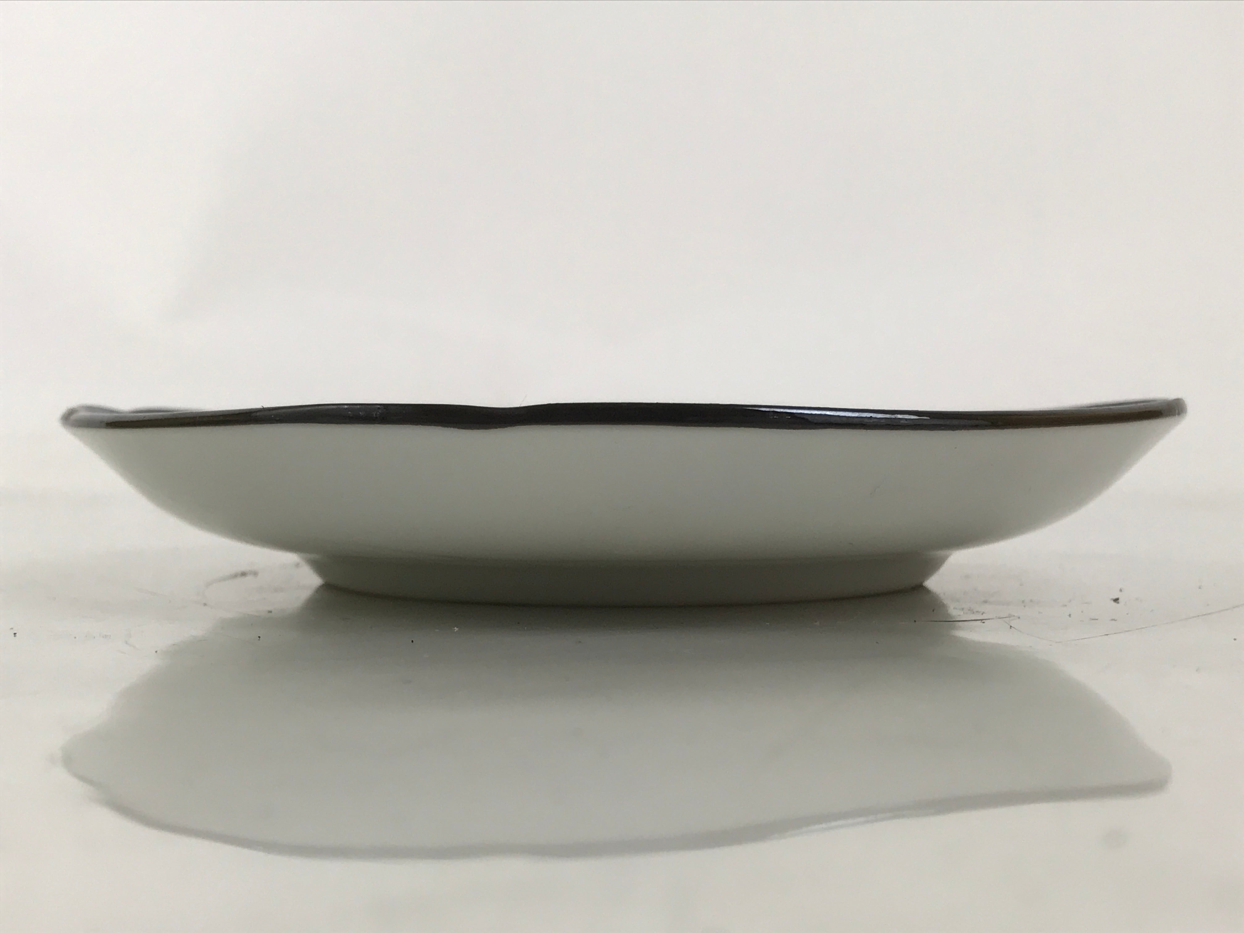 Japanese Porcelain Small Plate Kozara Vtg Sara Morning Glory Asagao Blue Y354