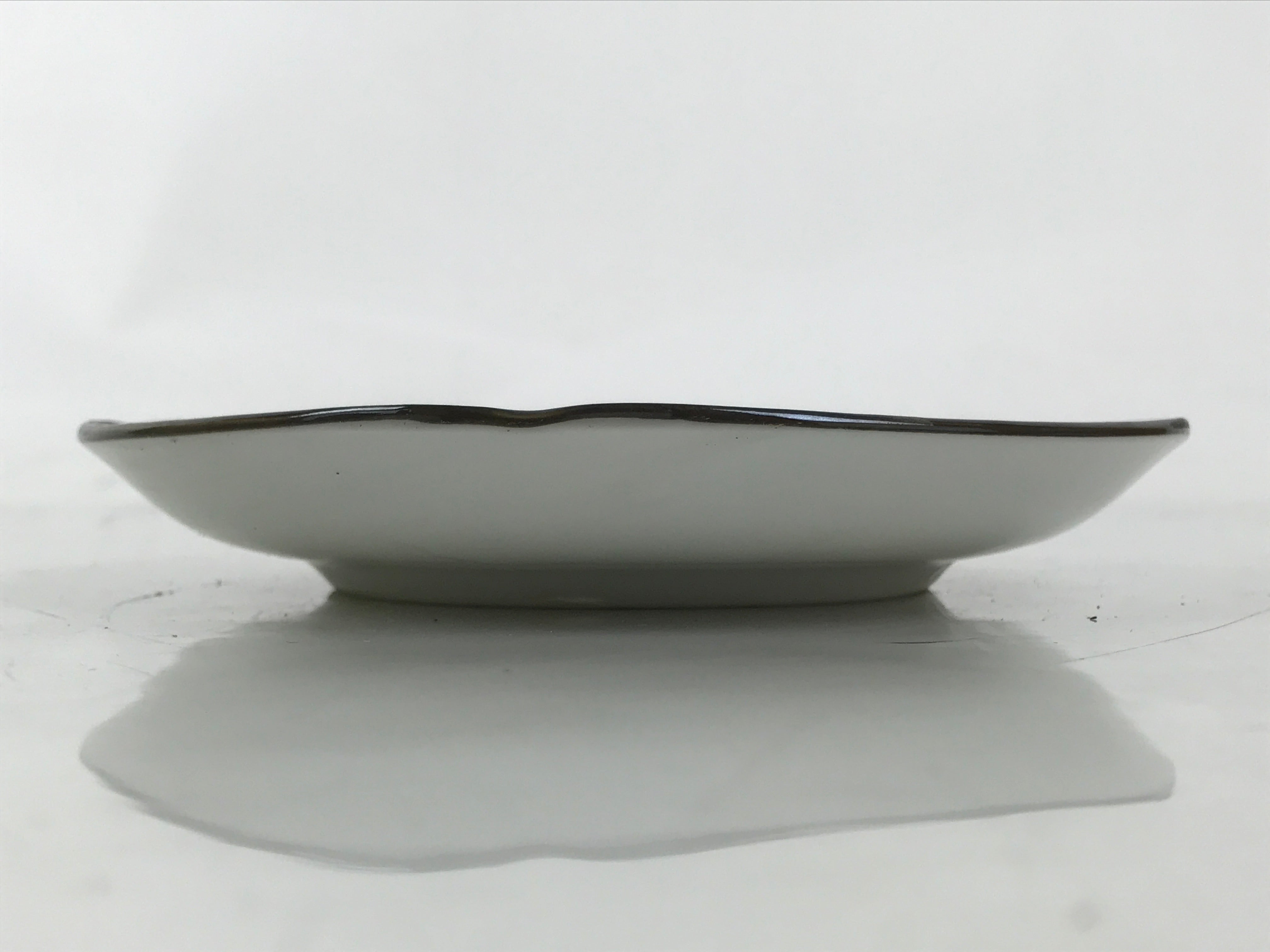 Japanese Porcelain Small Plate Kozara Vtg Sara Morning Glory Asagao Blue Y354