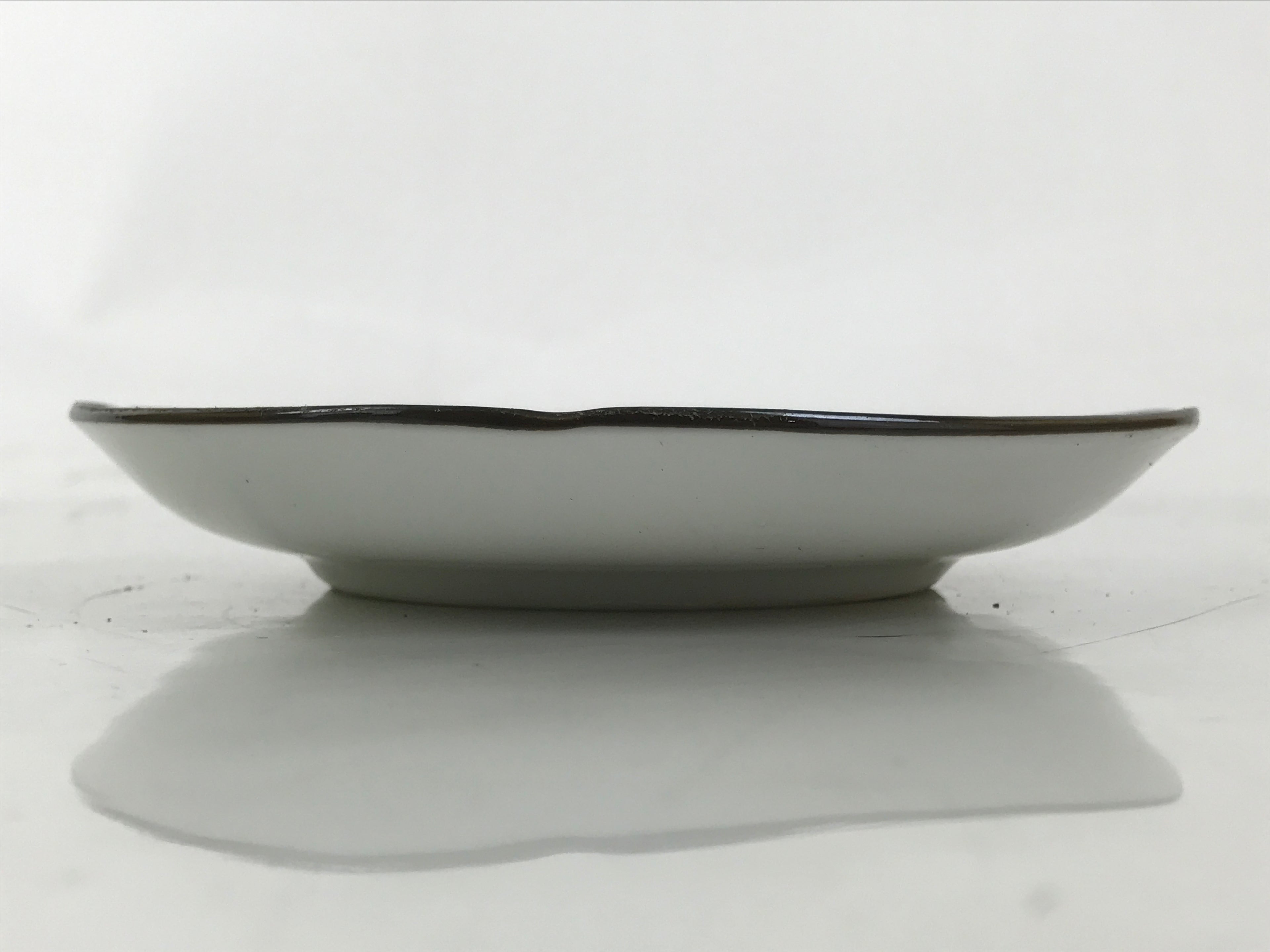 Japanese Porcelain Small Plate Kozara Vtg Sara Morning Glory Asagao Blue Y354