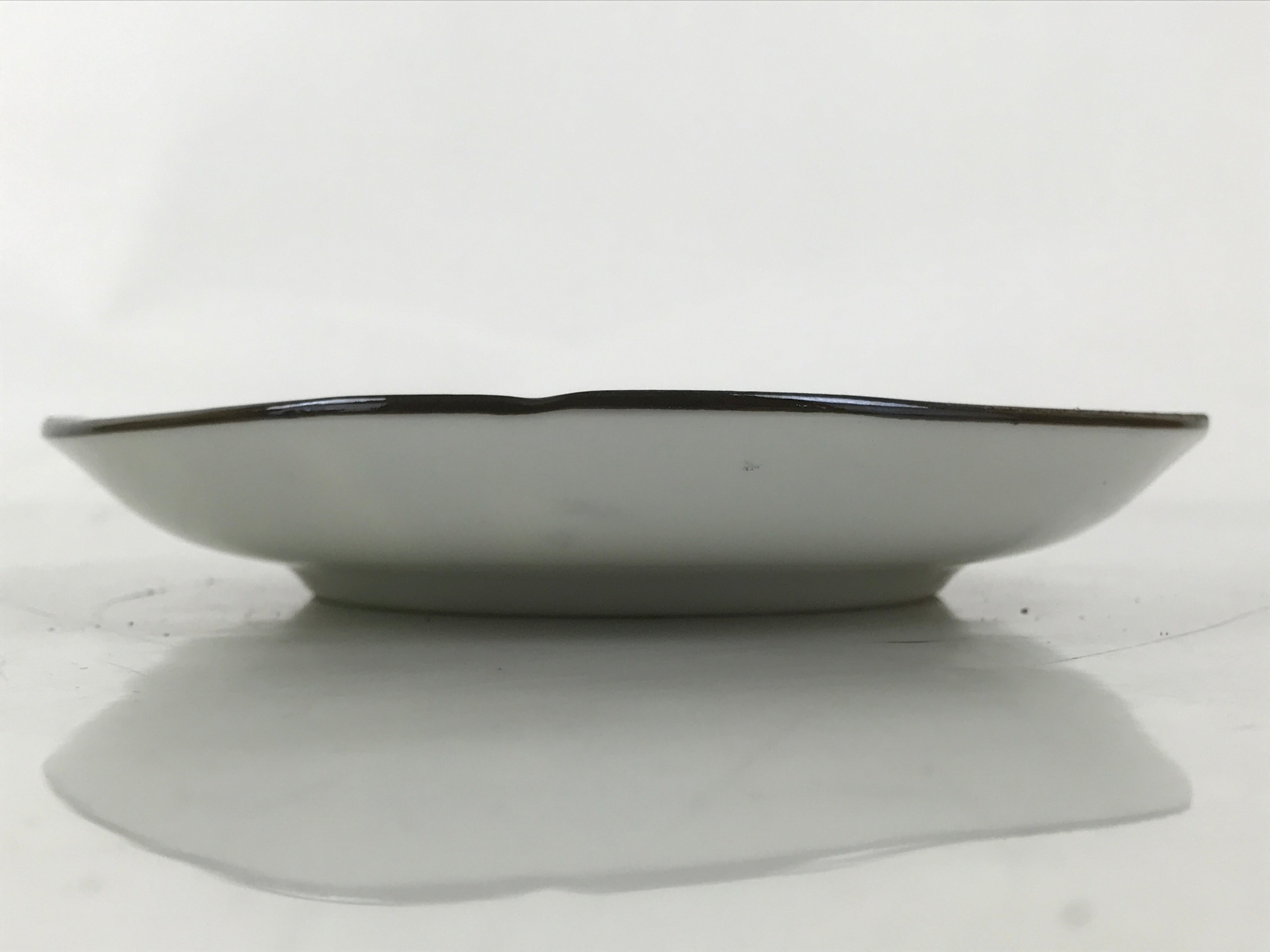 Japanese Porcelain Small Plate Kozara Vtg Sara Morning Glory Asagao Blue Y354