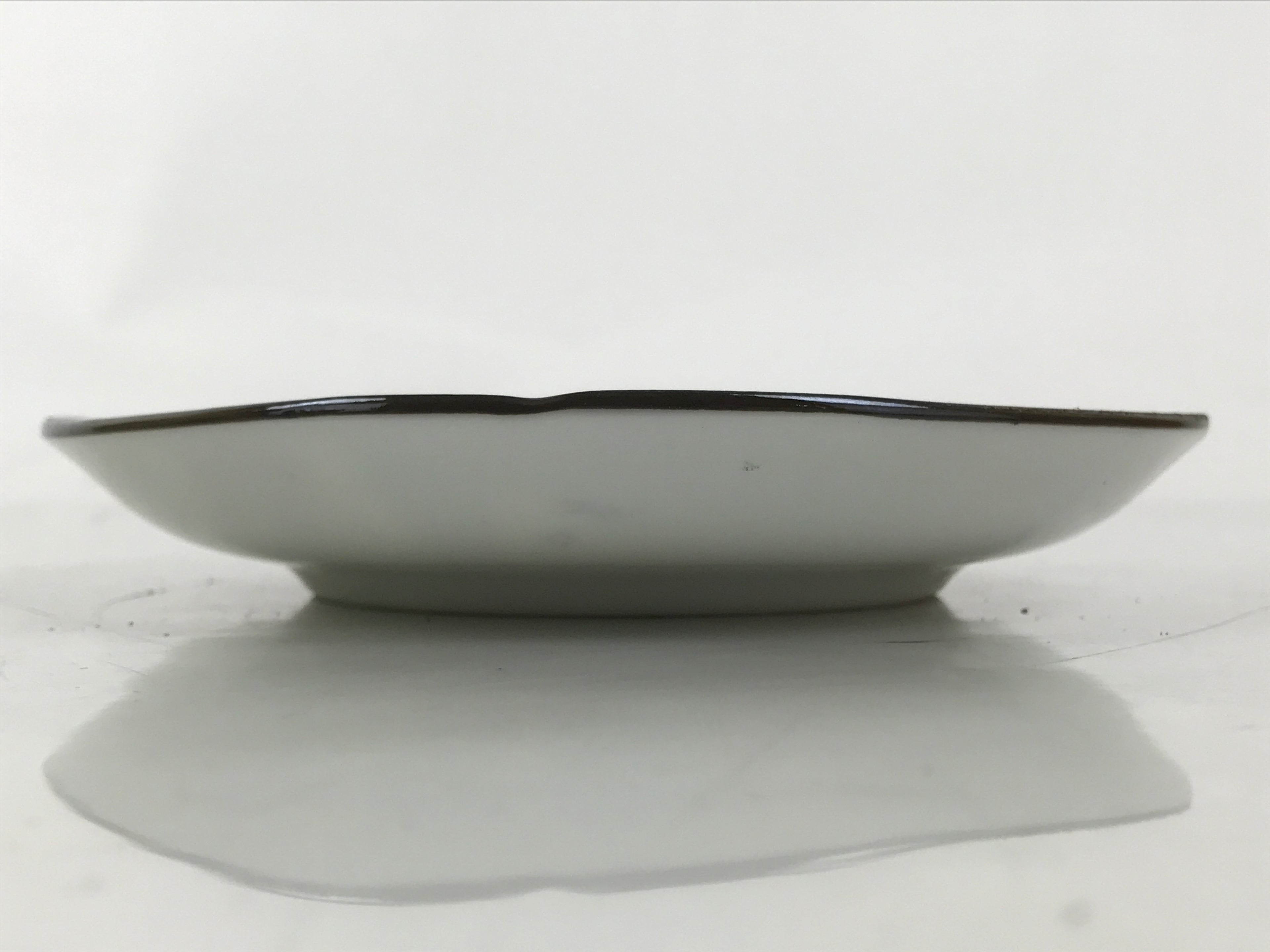 Japanese Porcelain Small Plate Kozara Vtg Sara Morning Glory Asagao Blue Y354