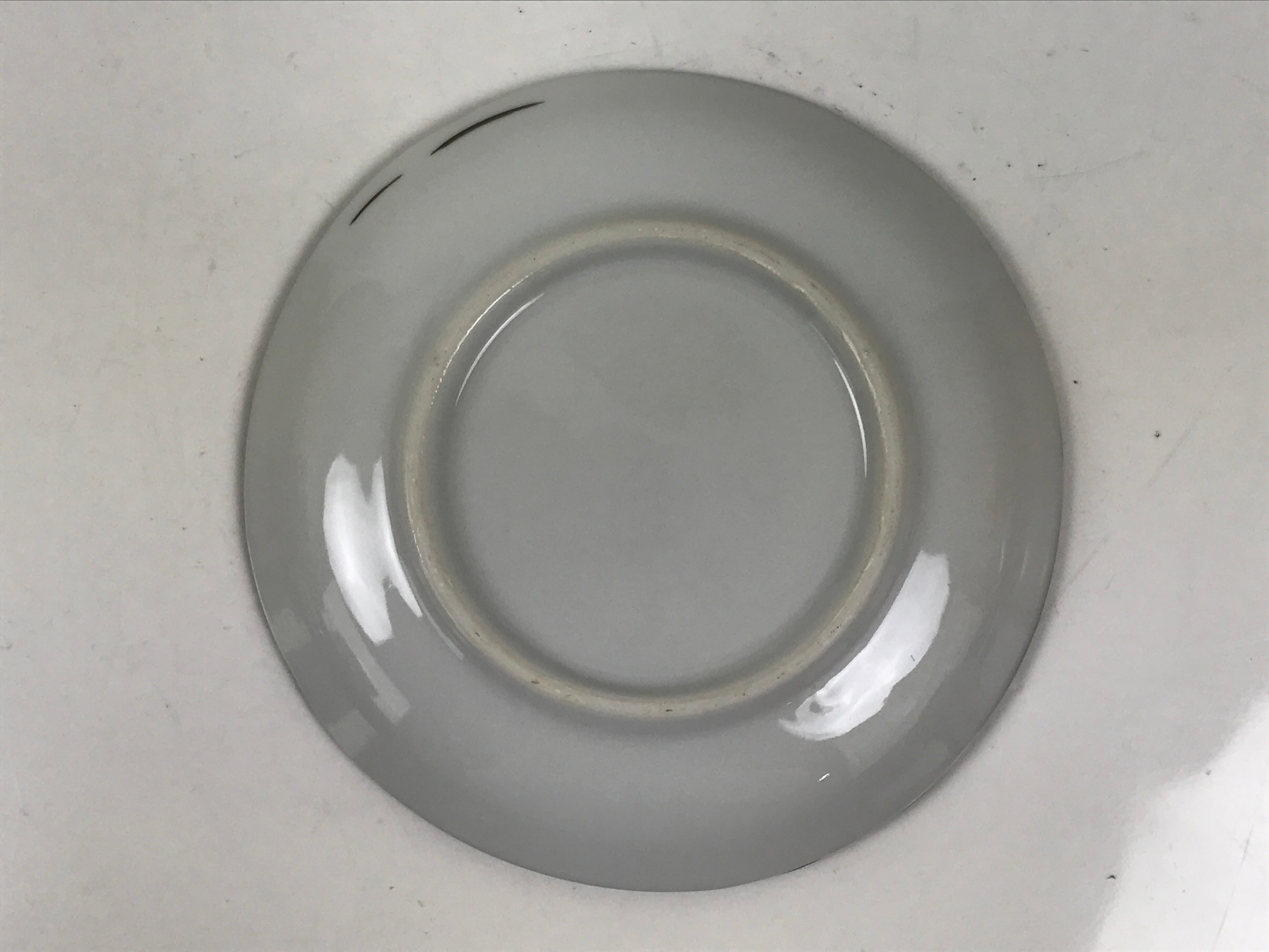 Japanese Porcelain Small Plate Kozara Vtg Sara Morning Glory Asagao Blue Y355