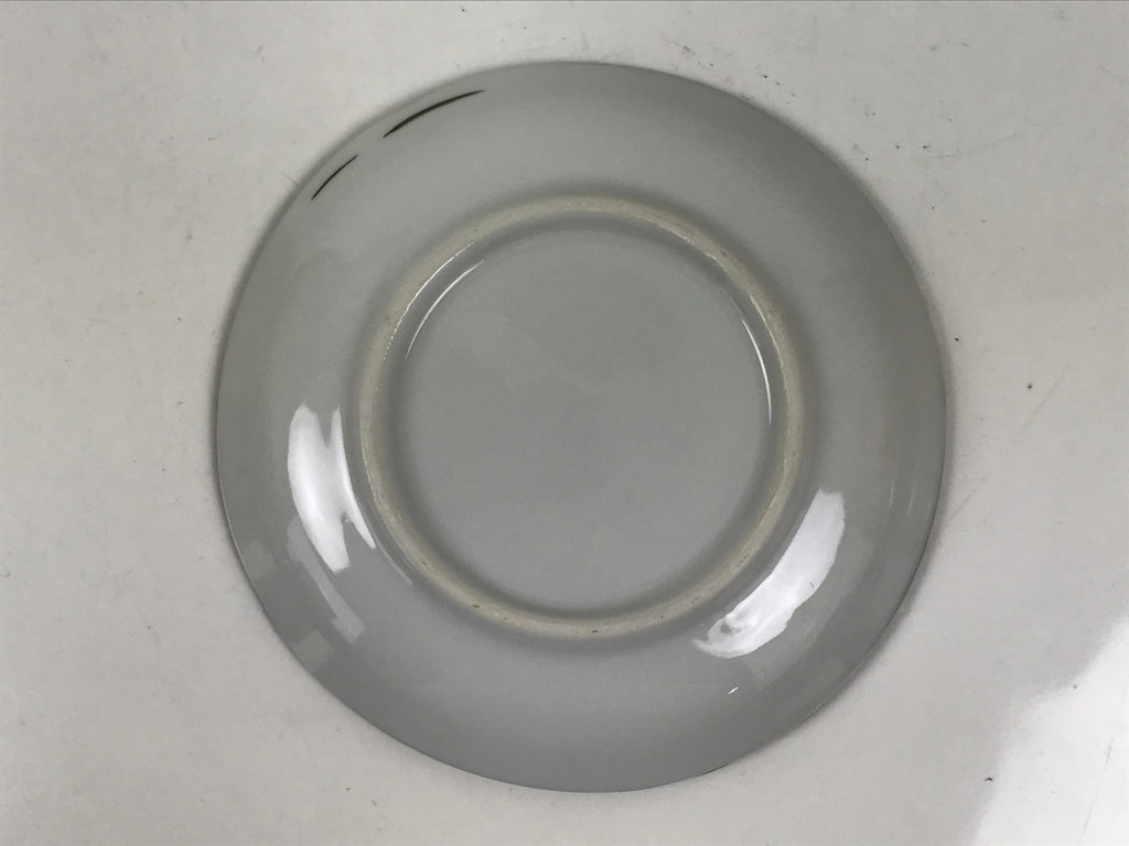 Japanese Porcelain Small Plate Kozara Vtg Sara Morning Glory Asagao Blue Y355