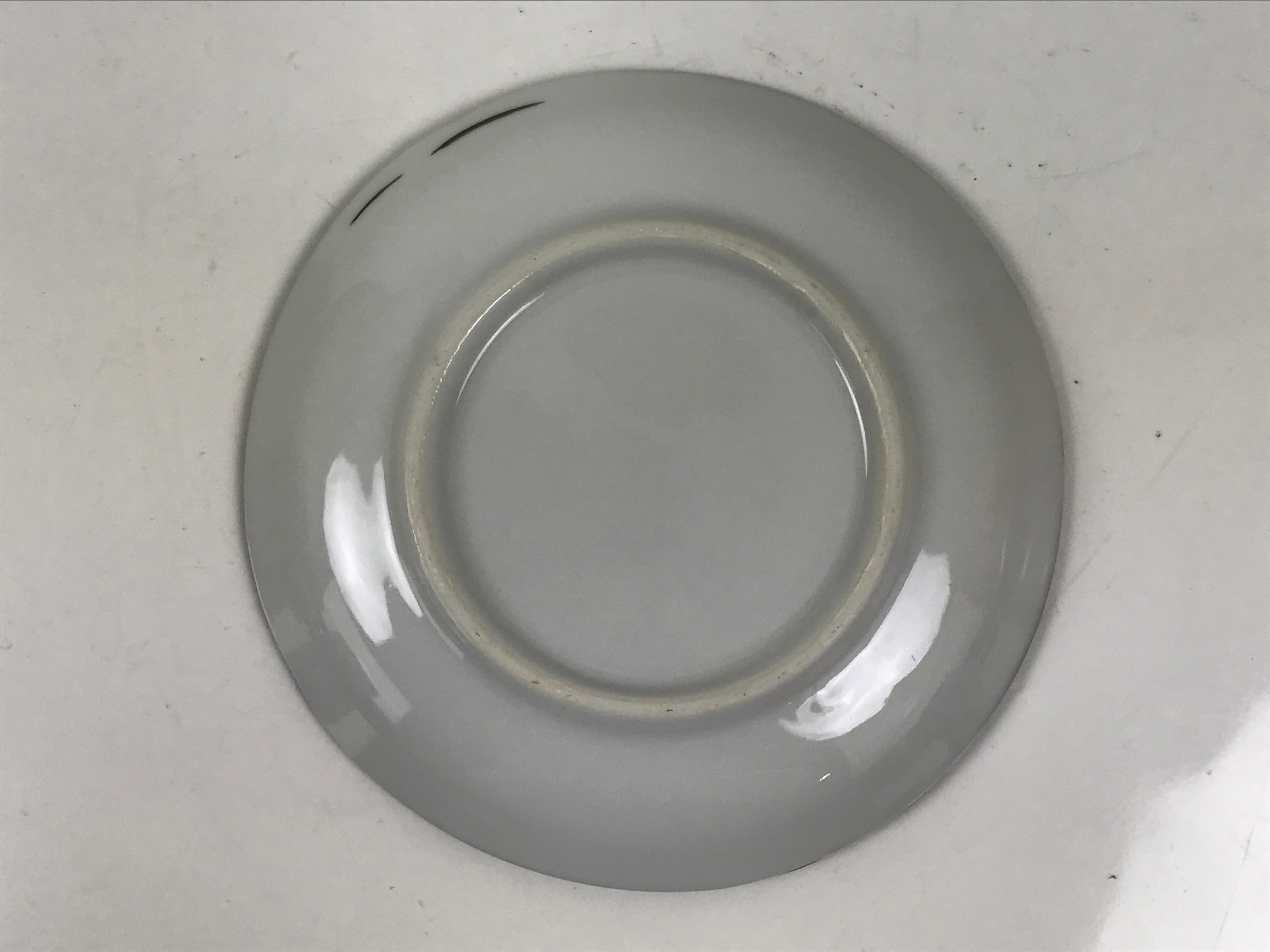 Japanese Porcelain Small Plate Kozara Vtg Sara Morning Glory Asagao Blue Y355