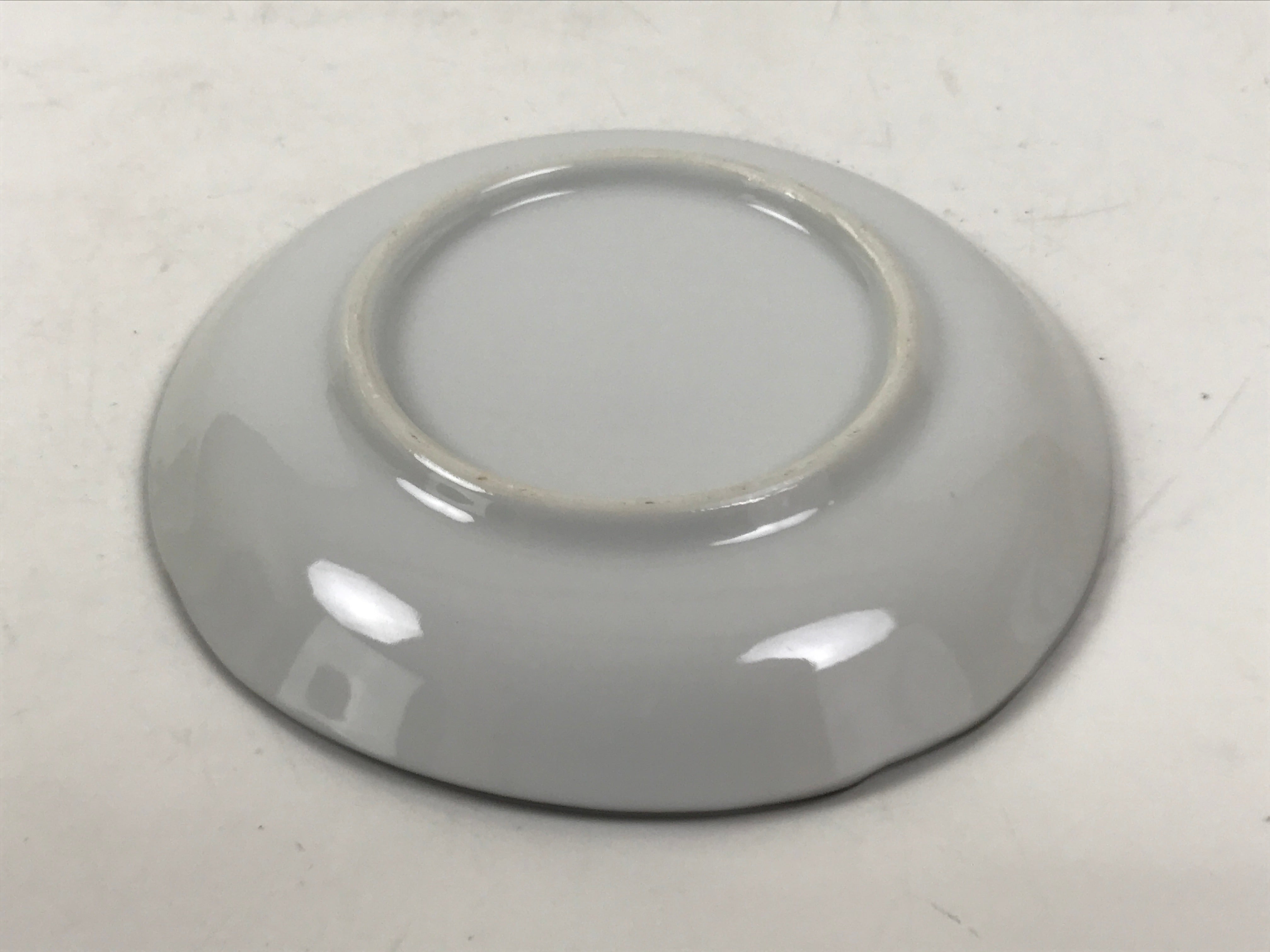 Japanese Porcelain Small Plate Kozara Vtg Sara Morning Glory Asagao Blue Y355