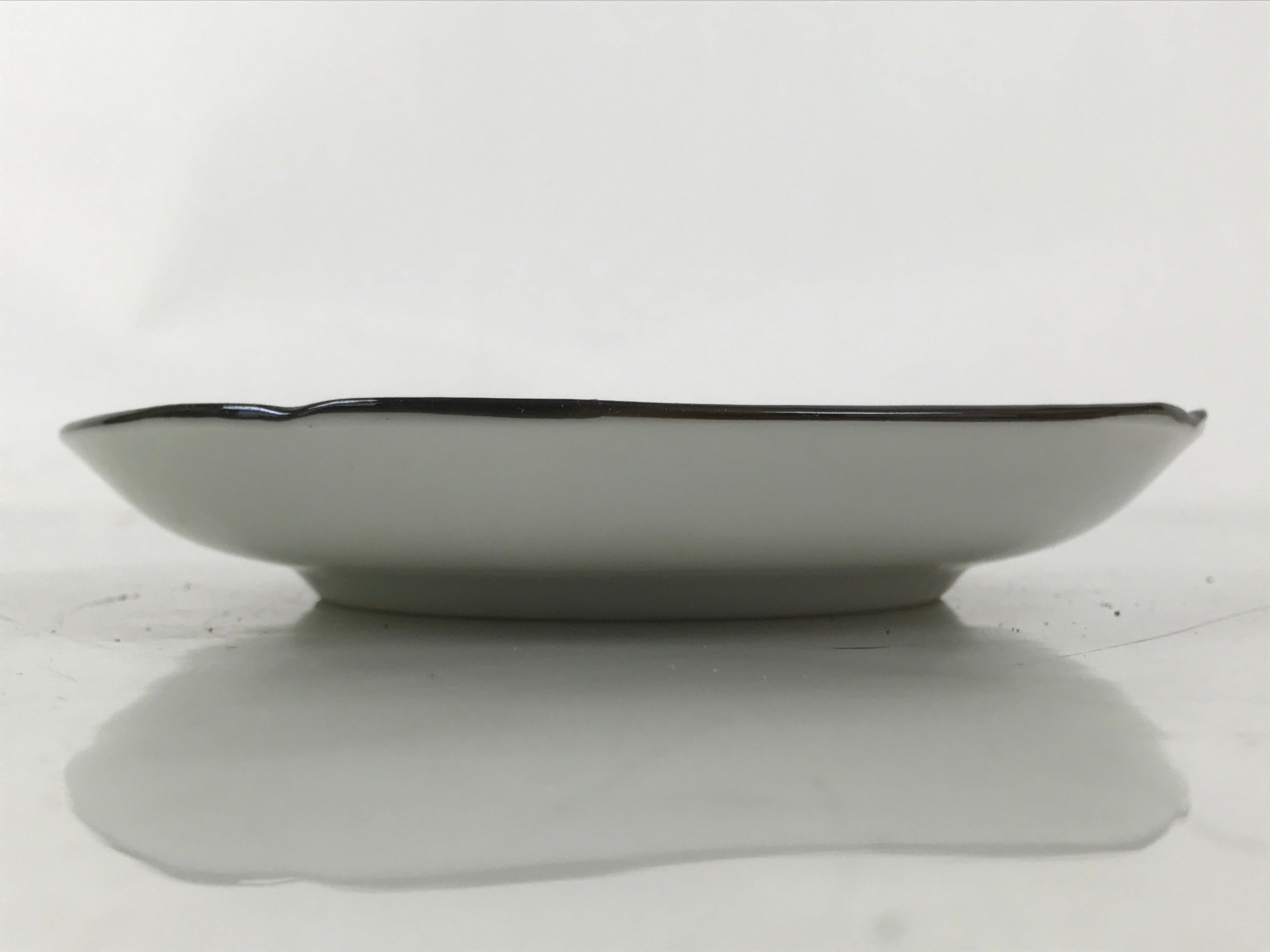 Japanese Porcelain Small Plate Kozara Vtg Sara Morning Glory Asagao Blue Y355