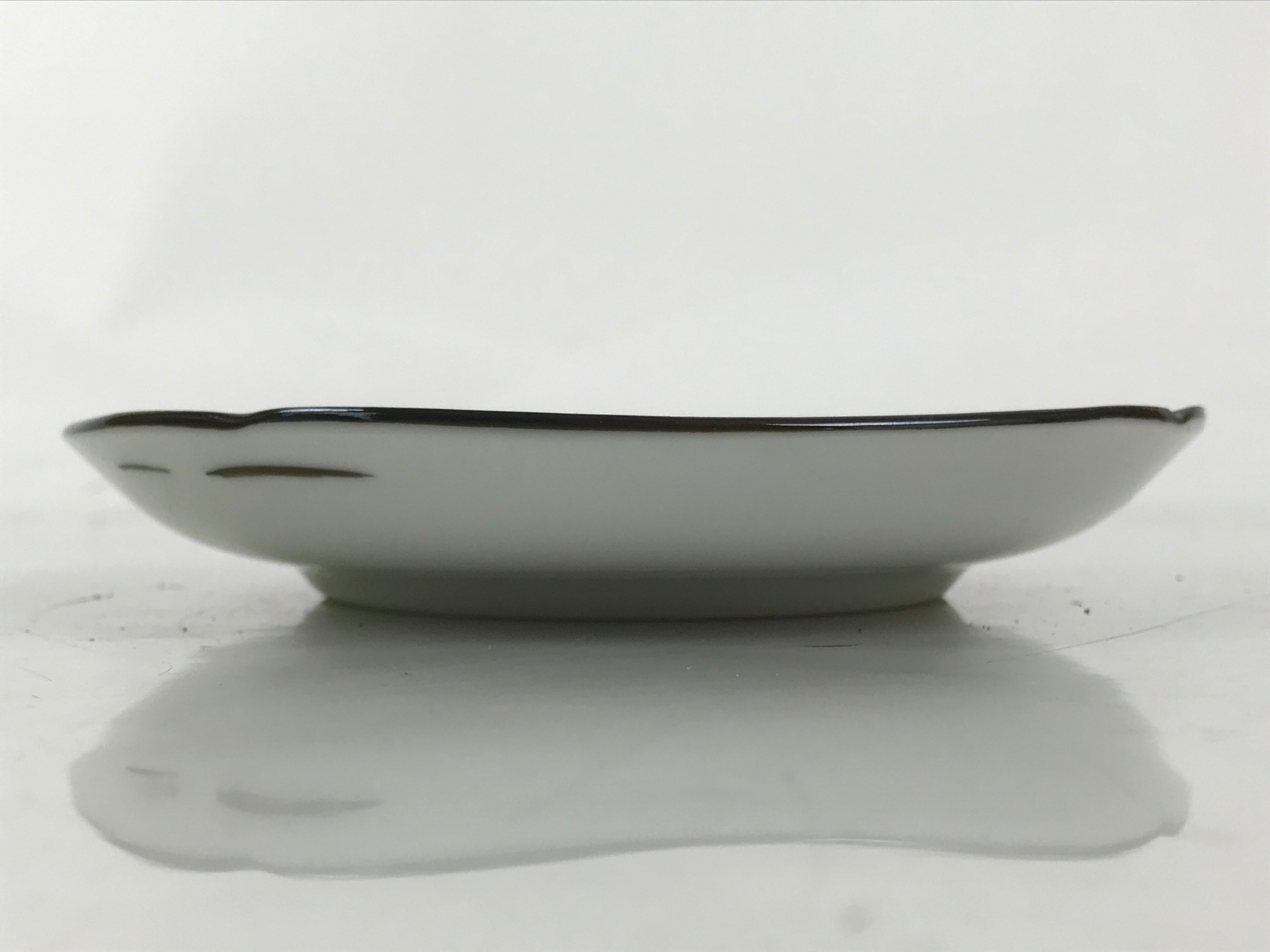 Japanese Porcelain Small Plate Kozara Vtg Sara Morning Glory Asagao Blue Y355