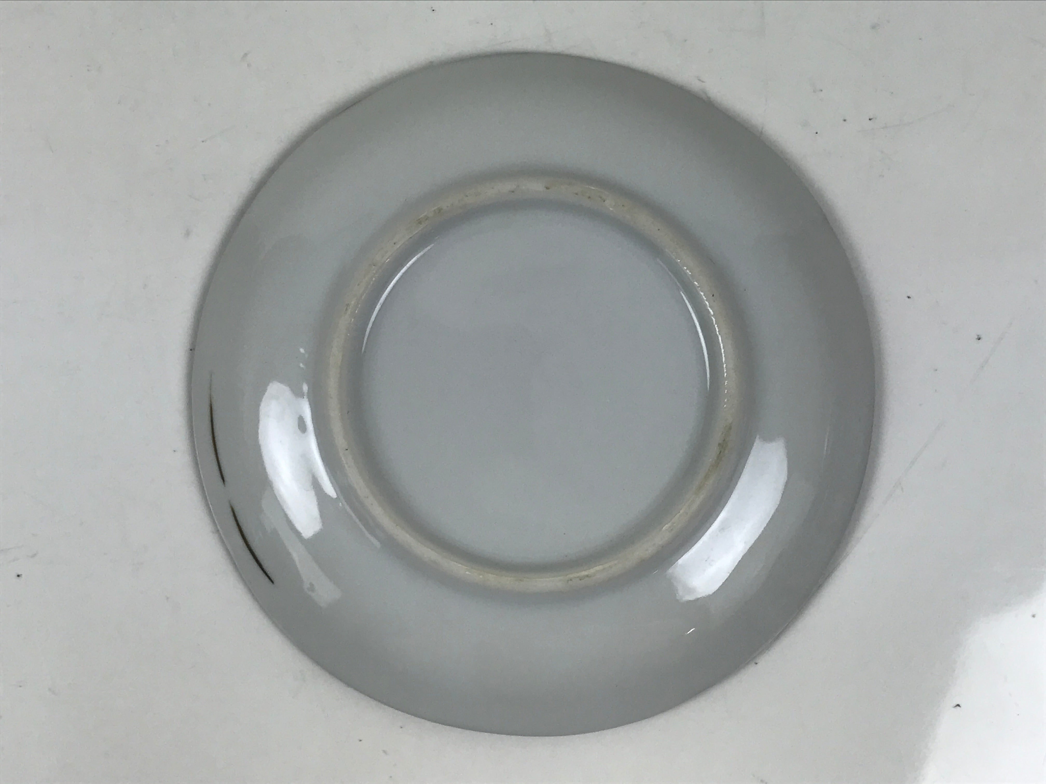 Japanese Porcelain Small Plate Kozara Vtg Sara Morning Glory Asagao Blue Y356