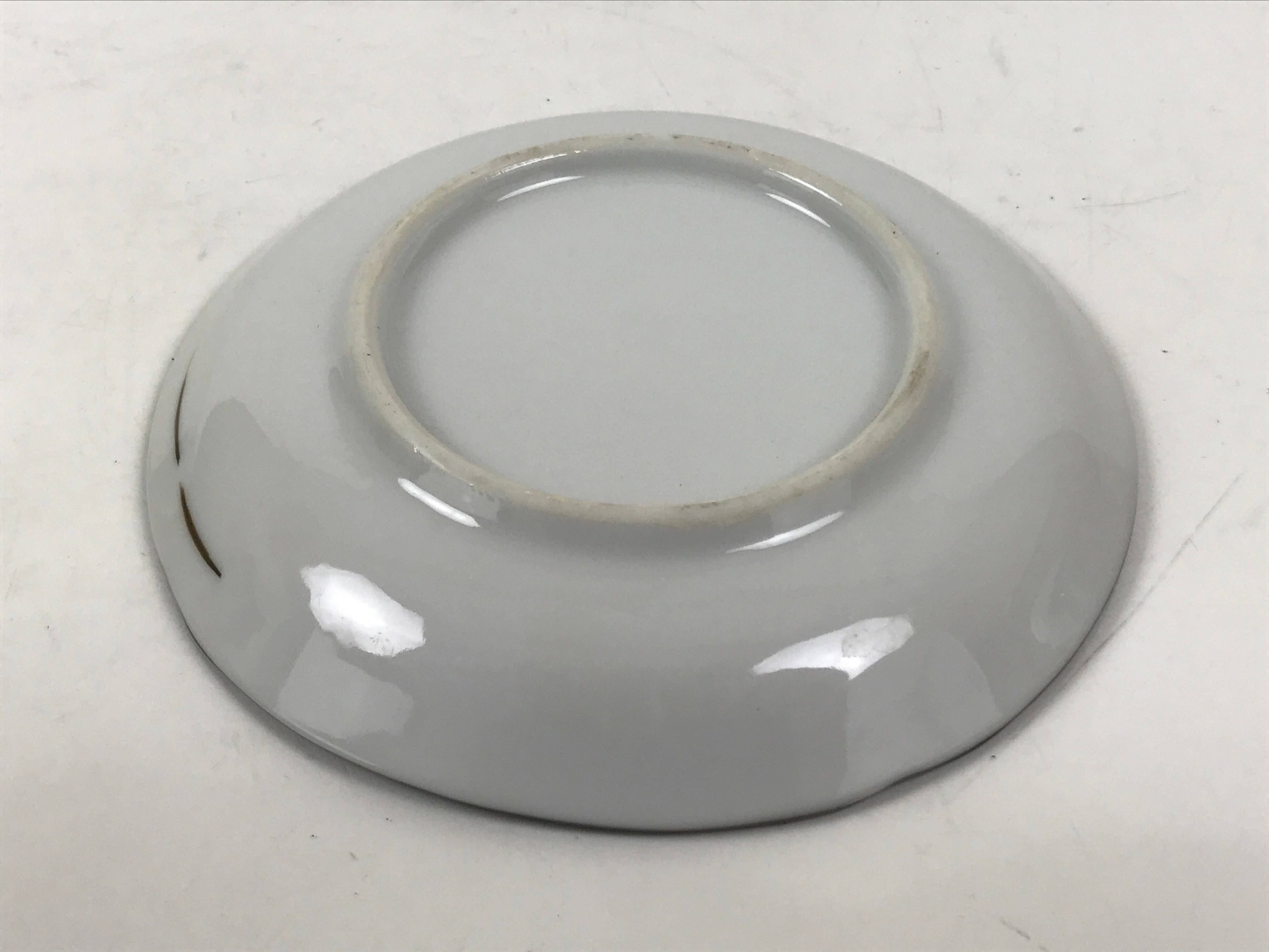 Japanese Porcelain Small Plate Kozara Vtg Sara Morning Glory Asagao Blue Y356