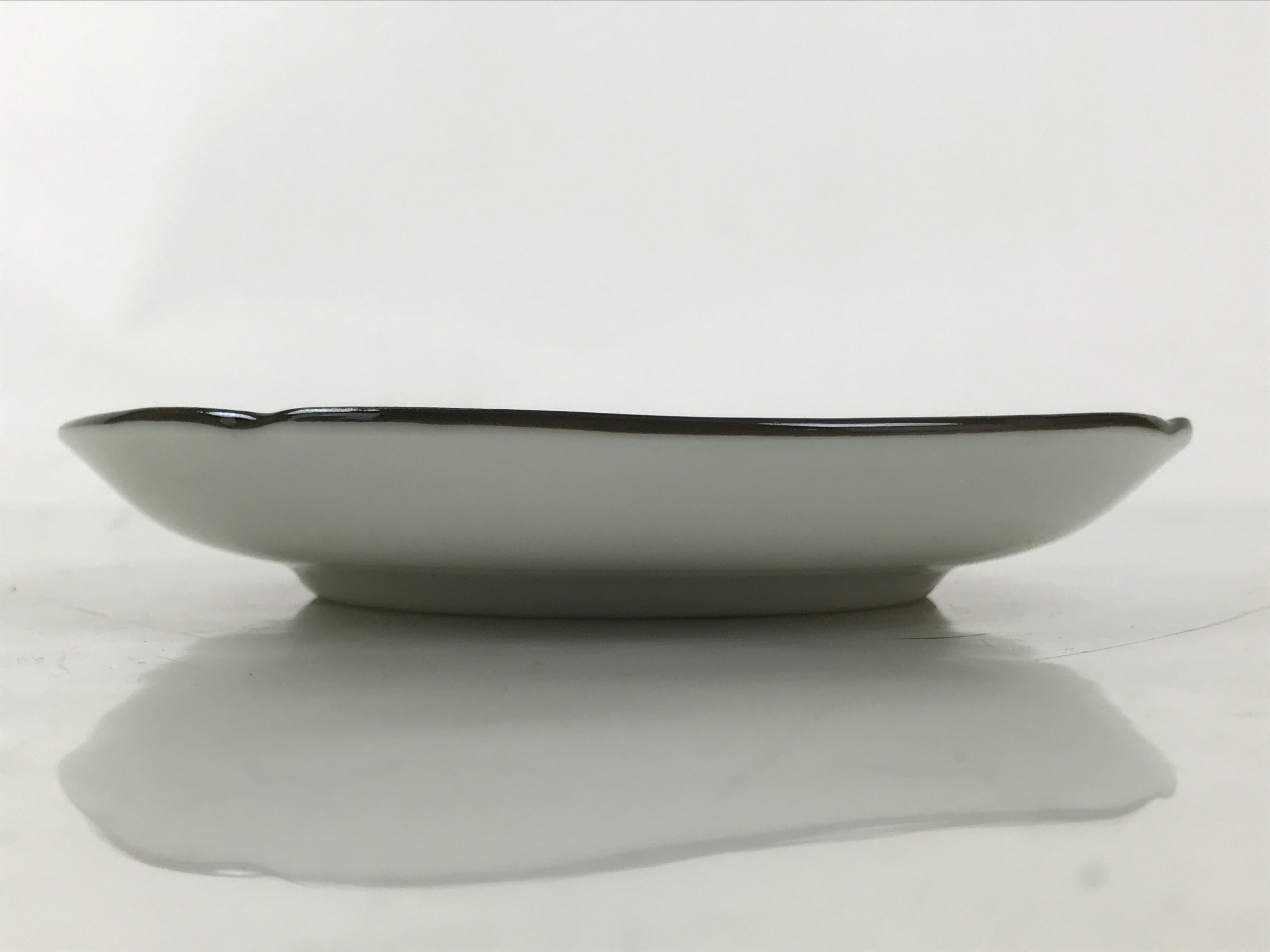 Japanese Porcelain Small Plate Kozara Vtg Sara Morning Glory Asagao Blue Y356