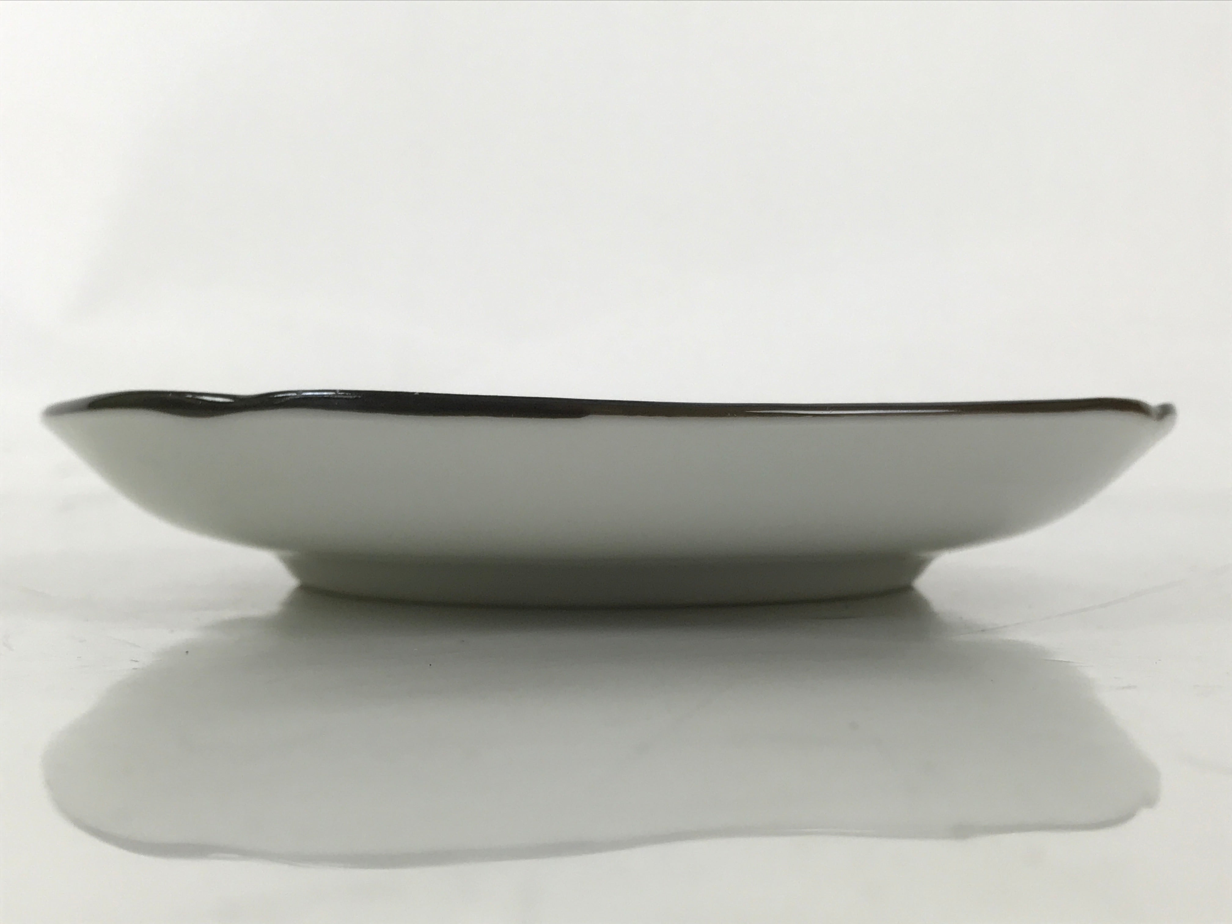 Japanese Porcelain Small Plate Kozara Vtg Sara Morning Glory Asagao Blue Y356