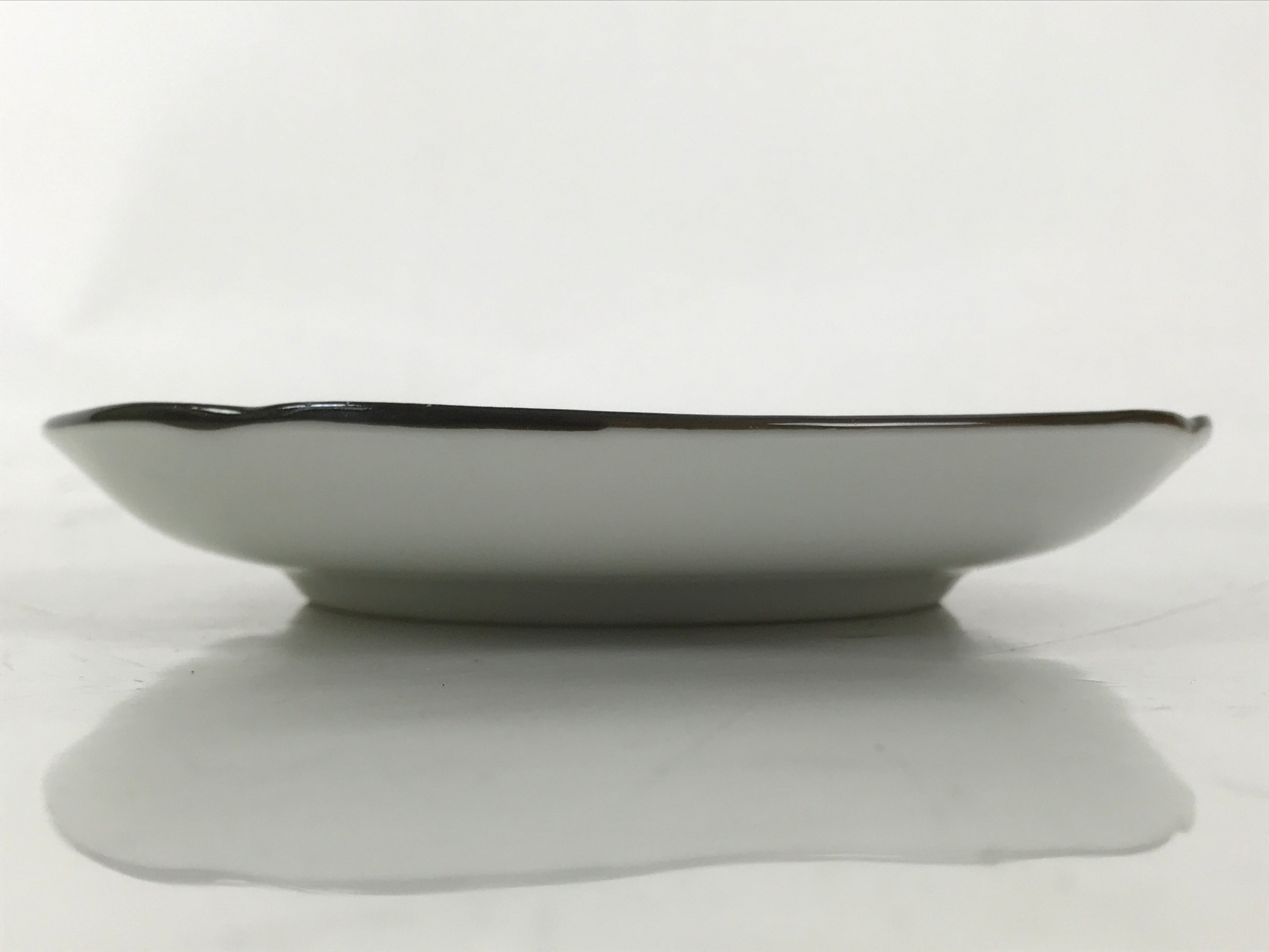 Japanese Porcelain Small Plate Kozara Vtg Sara Morning Glory Asagao Blue Y356