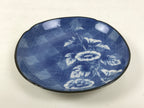 Japanese Porcelain Small Plate Kozara Vtg Sara Morning Glory Asagao Blue Y357